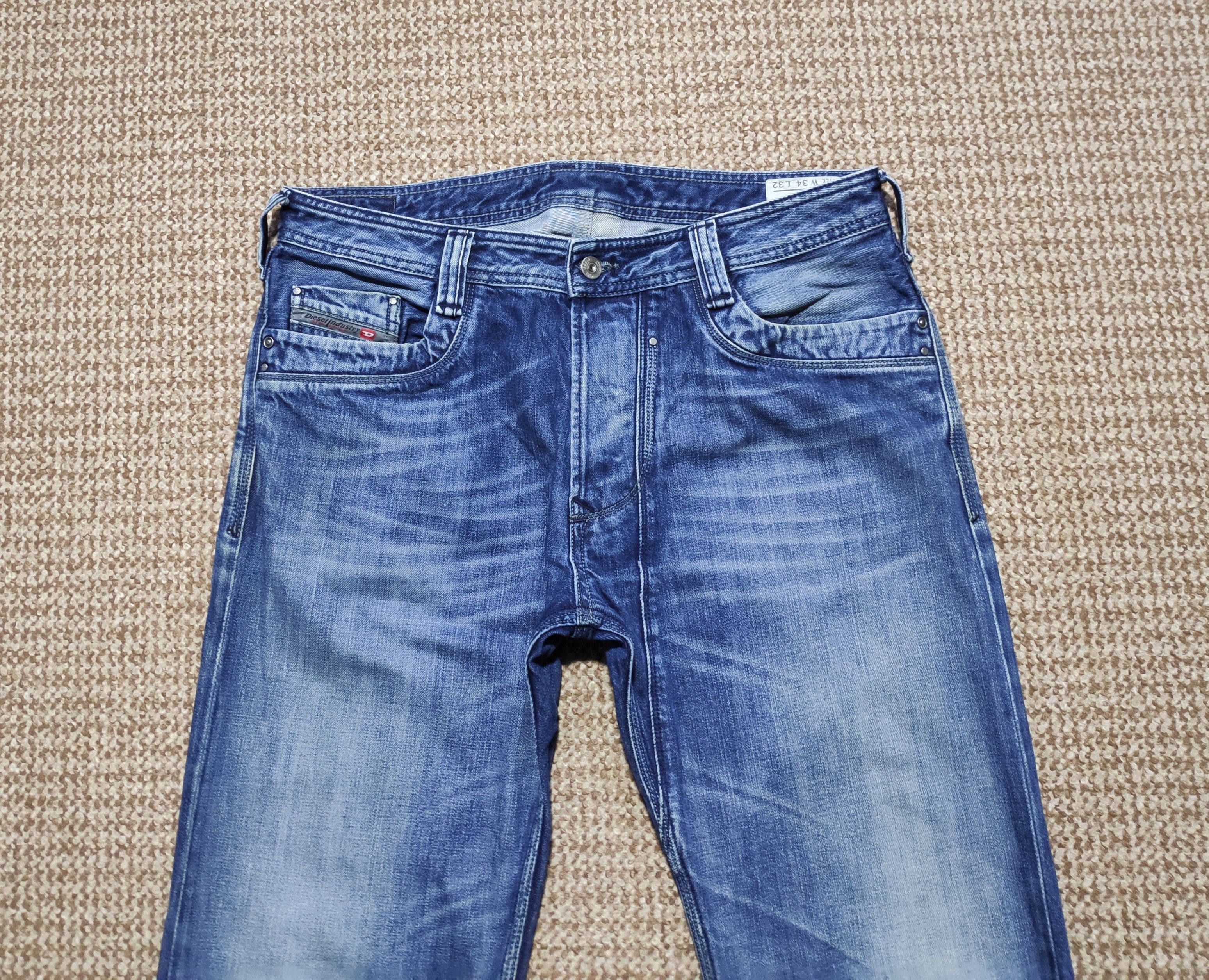 Diesel Diesel Mohawk Logo y2k Vintage Timmen Denim Jeans Straight Size US 34 / EU 50 - 8 Thumbnail