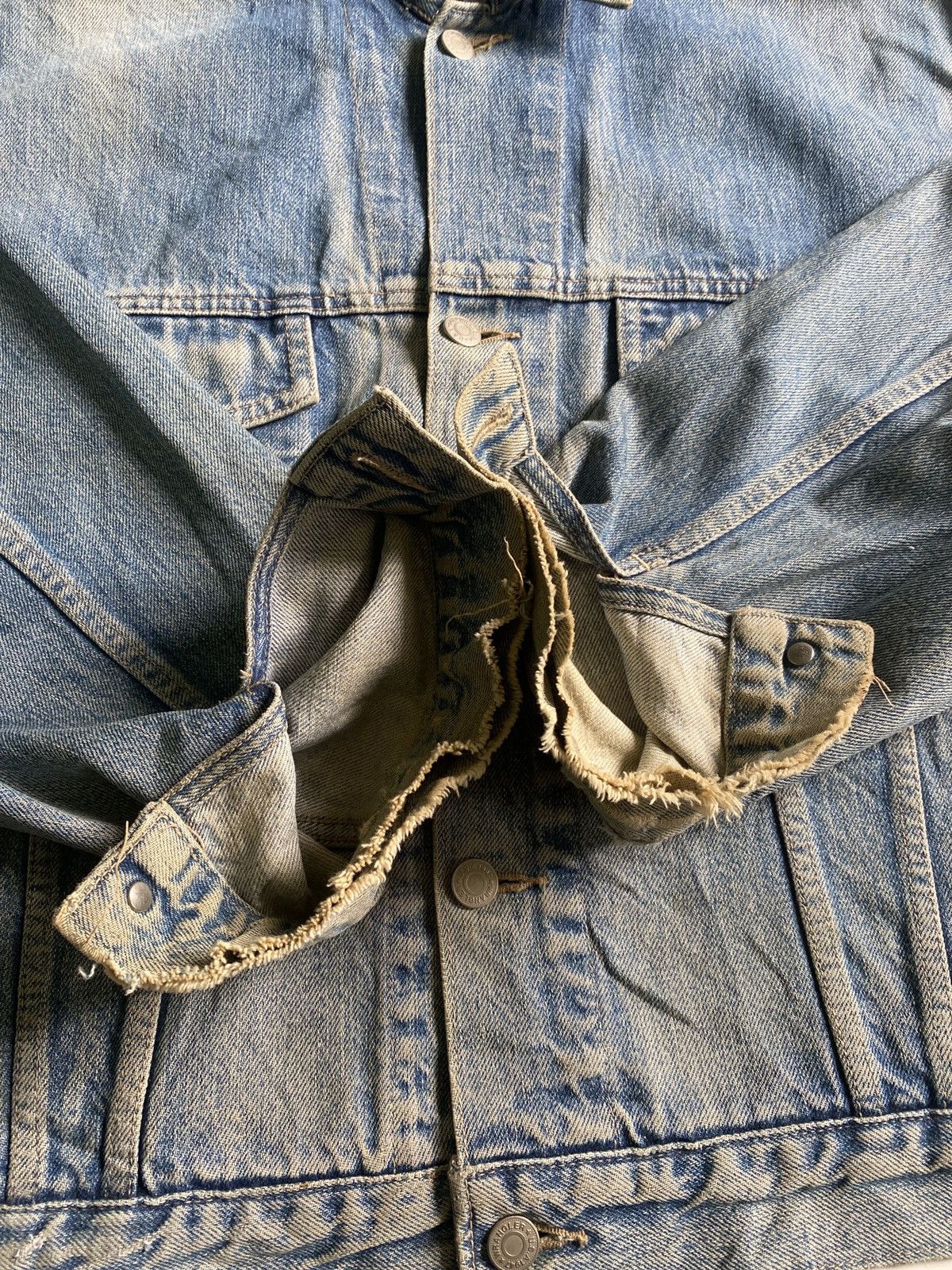 Wrangler Vintage Wrangler denim distressed Blue Jackets Size US L / EU 52-54 / 3 - 9 Thumbnail