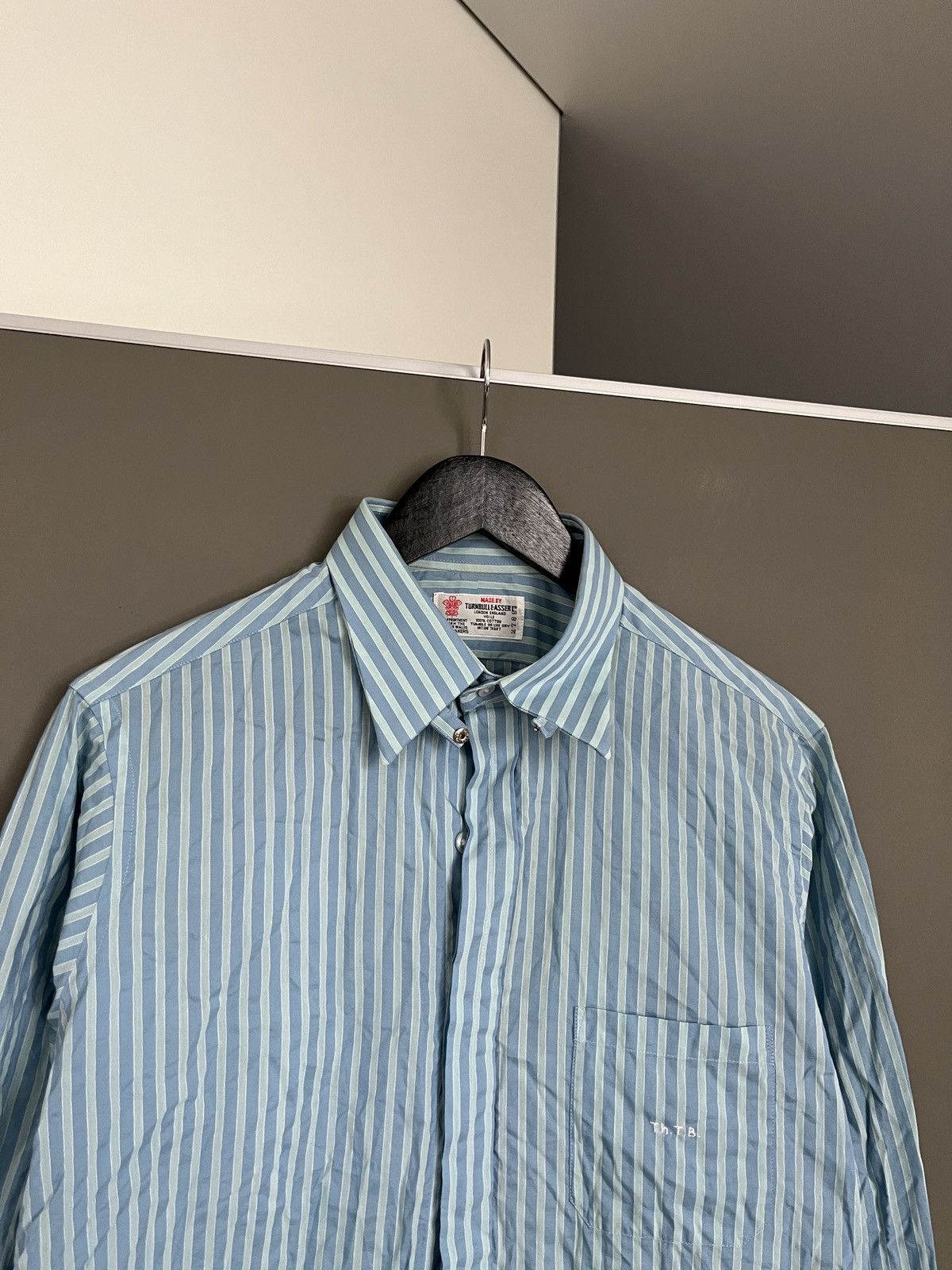 Turnbull & Asser Turnbull & Asser Stripped Luxury Shirt Size US M / EU 48-50 / 2 - 2 Thumbnail