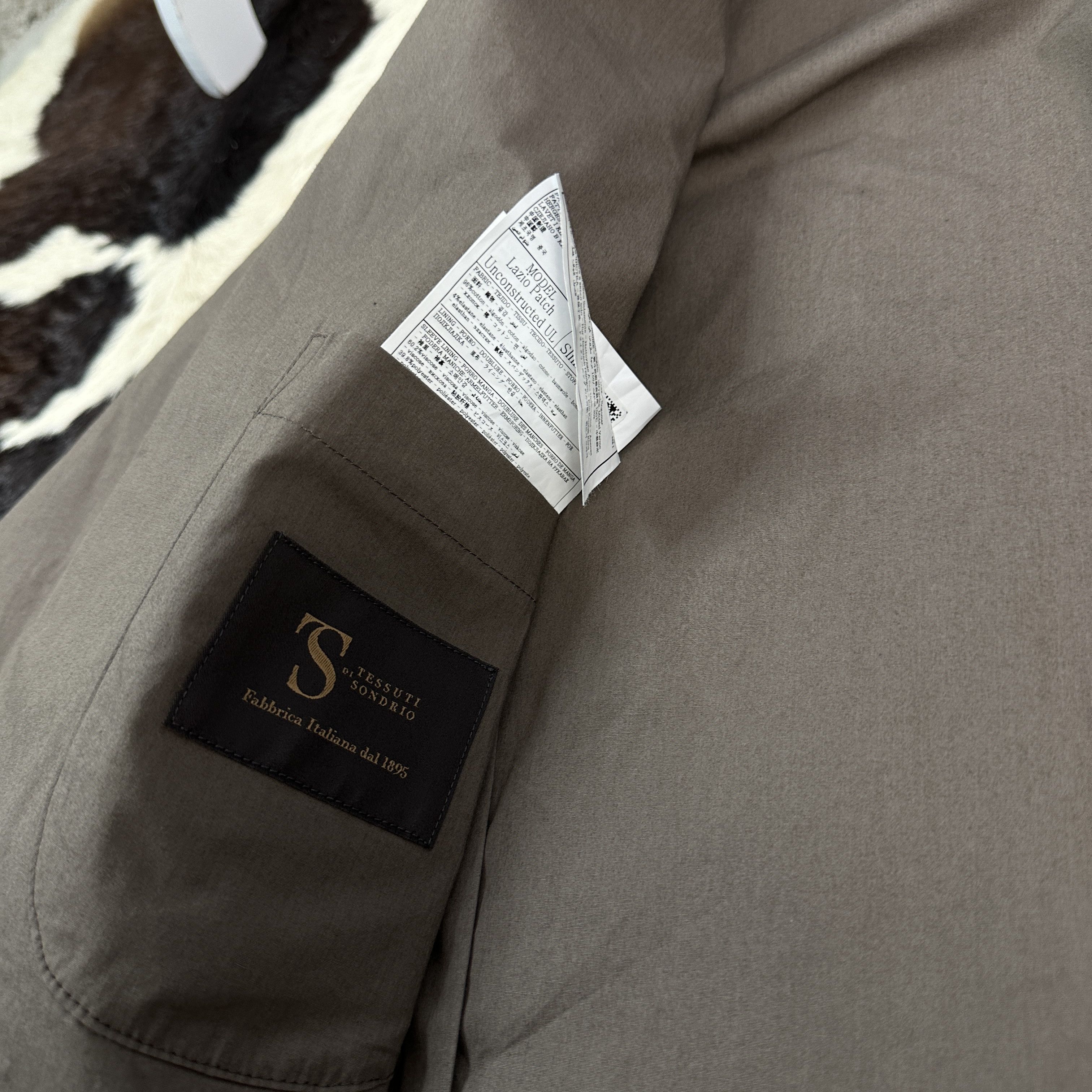 Suitsupply × Vintage Casual Vintage Y2K Archive Suitsupply Lazio Cotton Jacket Size 50S - 7 Thumbnail