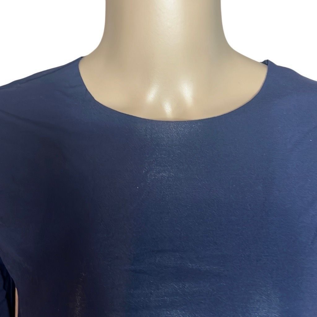 Wolford Wolford Aurora Pure Top Long Sleeves Navy Opal NWT XS Size XS / US 0-2 / IT 36-38 - 4 Thumbnail