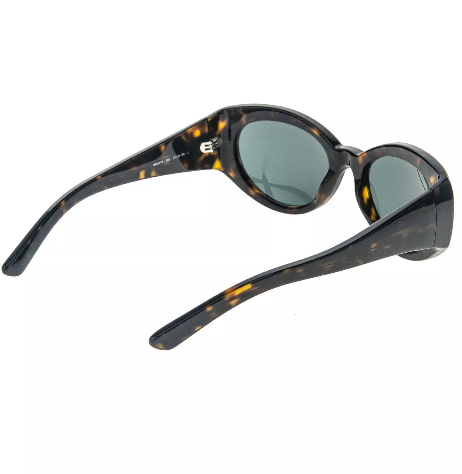 Balenciaga BALENCIAGA Oval 0267 Brown Logo Sunglasses BB0267S 002 Size ONE SIZE - 5 Thumbnail
