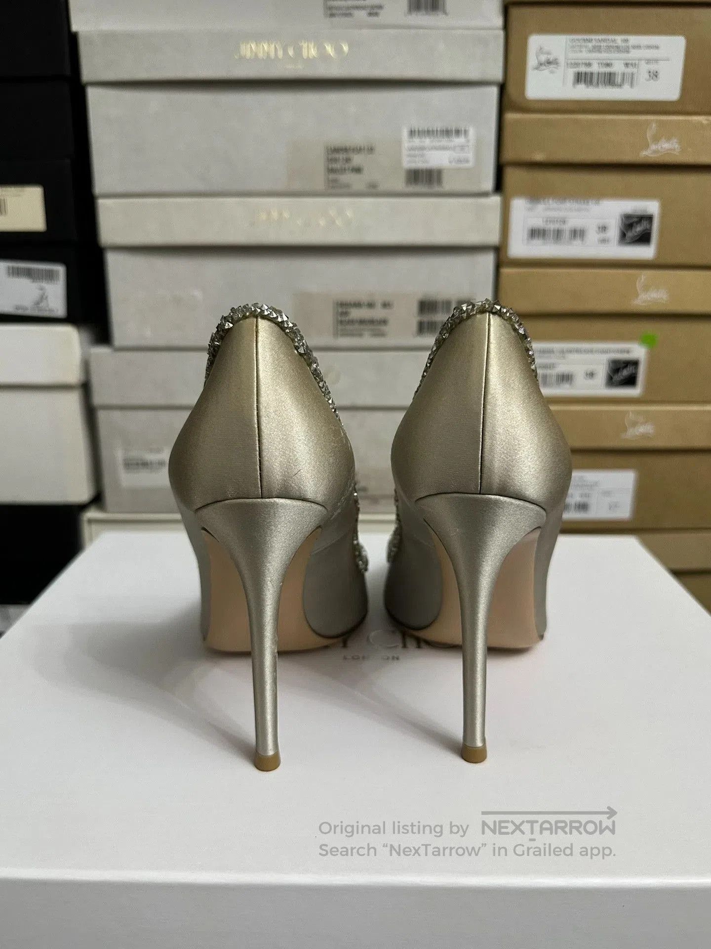 Gianvito Rossi Gianvito Rossi Silk High Heels Size 36. Size US 5 / IT 35 - 3 Thumbnail