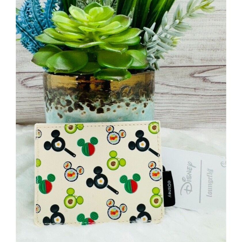 Disney Loungefly Disney Mickey Mouse Foods Skillet Cardholder BoxLu Size ONE SIZE - 2 Thumbnail
