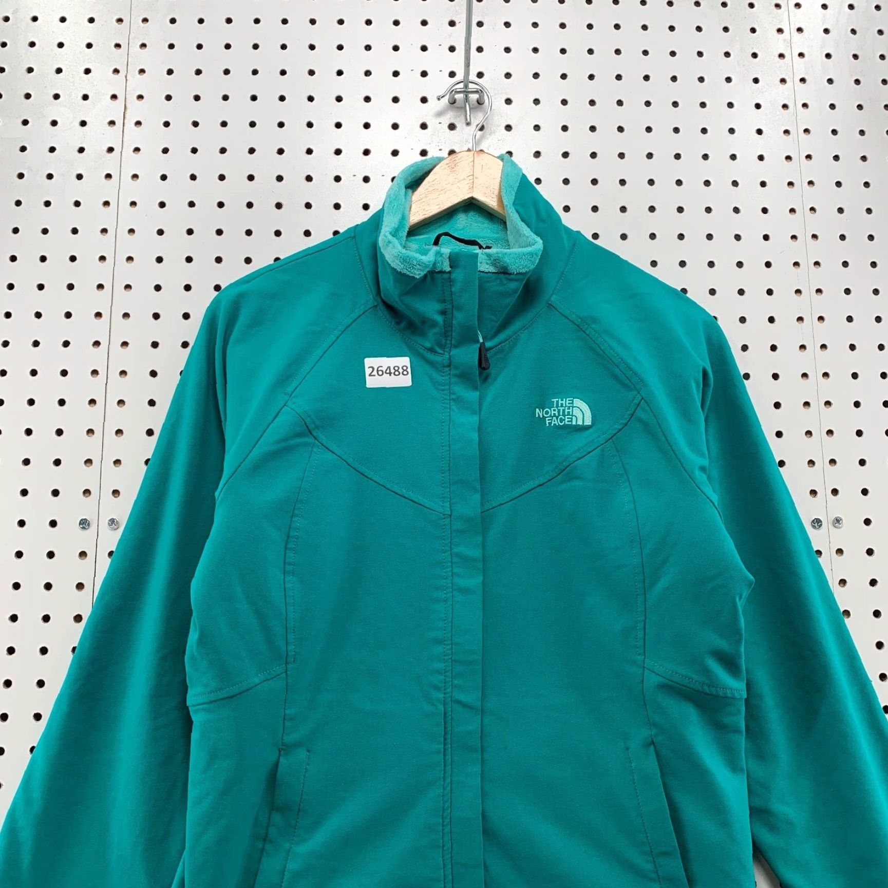 The North Face The North Face Windbreaker Jacket Green Women M 20x26 Soft Fleece Sherpa Lined Jacket Size M / US 6-8 / IT 42-44 - 2 Thumbnail