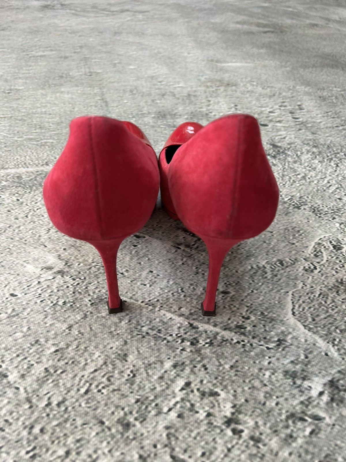 Saint Laurent Paris Saint Laurent Paris Tribute 2 High Heels Fushia Pink Suede Size US 9 / IT 39 - 4 Thumbnail