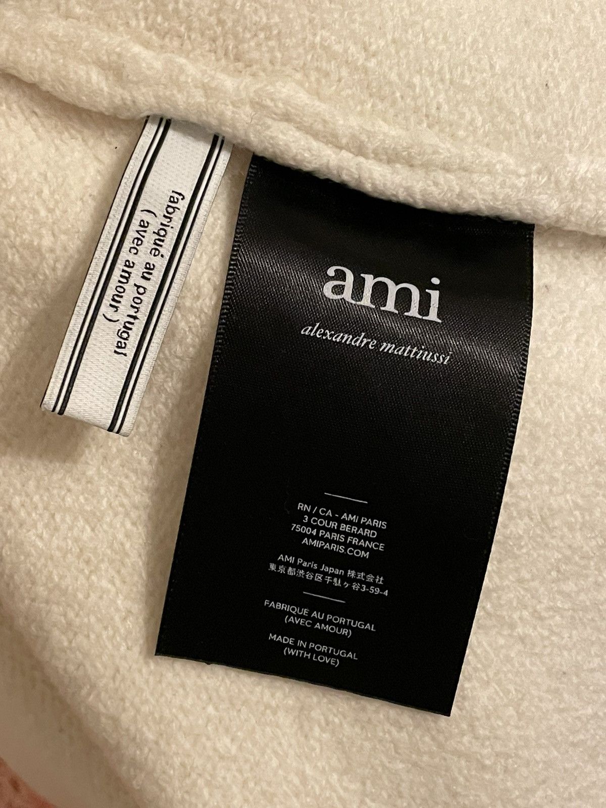 AMI Ami Paris turtleneck sweater white Size US M / EU 48-50 / 2 - 5 Thumbnail