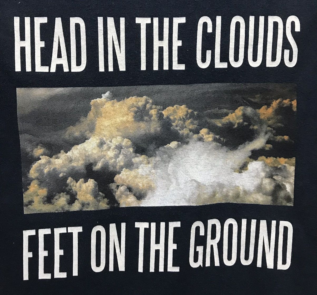 The Hundreds × Vintage The Hundreds Head In The Clouds Feet On The Ground Shirt Size US L / EU 52-54 / 3 - 3 Thumbnail