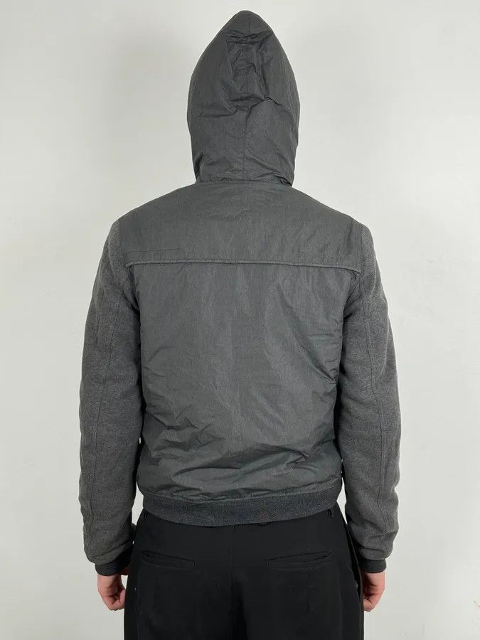 Dior 2010s Dior Grey Hybrid Hooded Bomber Jacket by Kris Van Assche Size US M / EU 48-50 / 2 - 3 Thumbnail