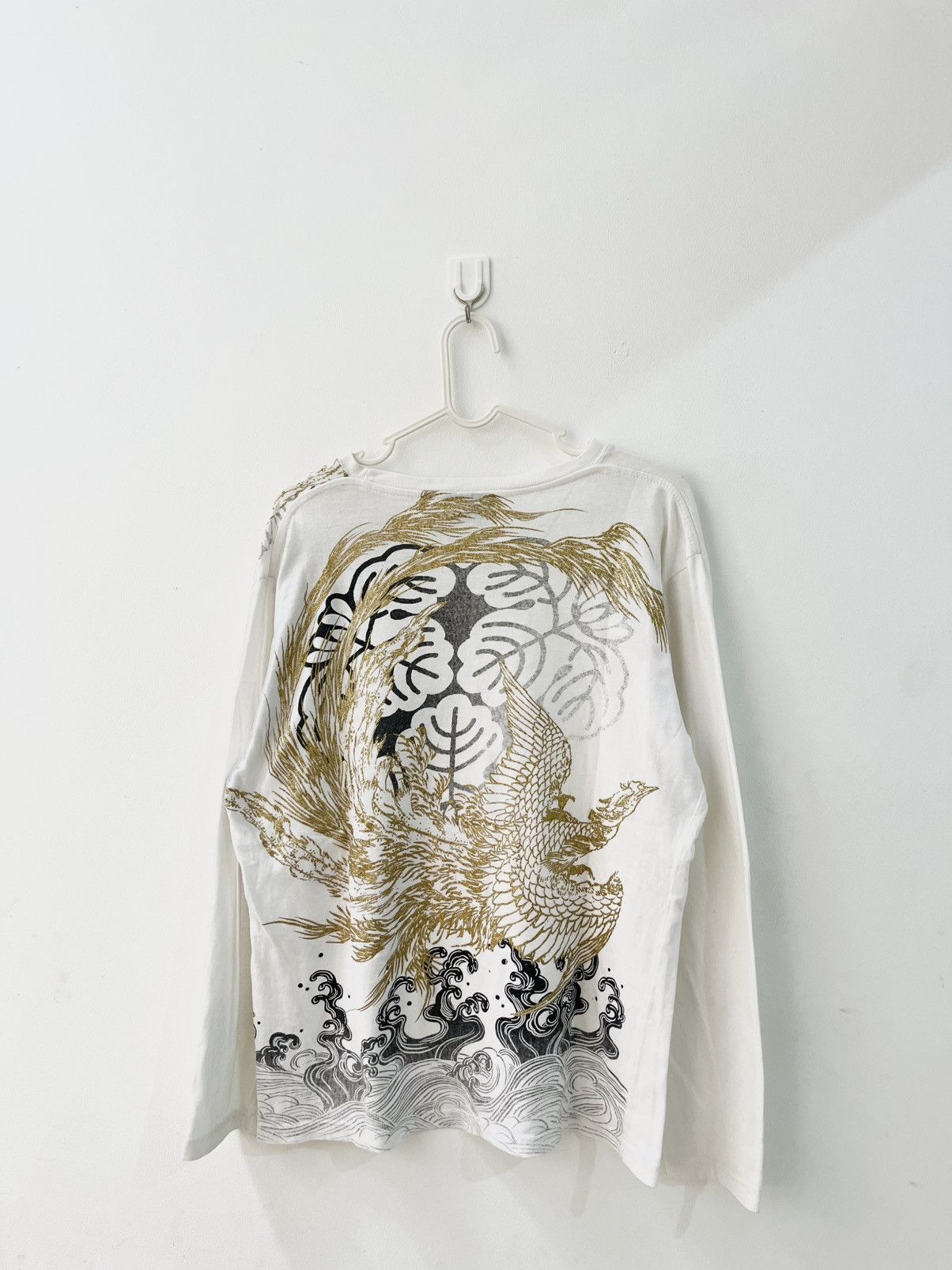 Japanese Brand Bullet Noise Sukajan Art Longsleeve Tee Size US L / EU 52-54 / 3 - 1 Thumbnail