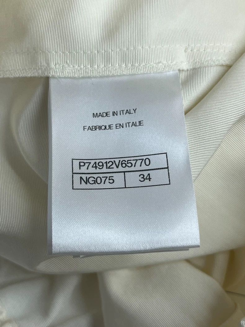 Chanel Chanel 23S white lace shorts Size 42" / US 20 - 5 Thumbnail