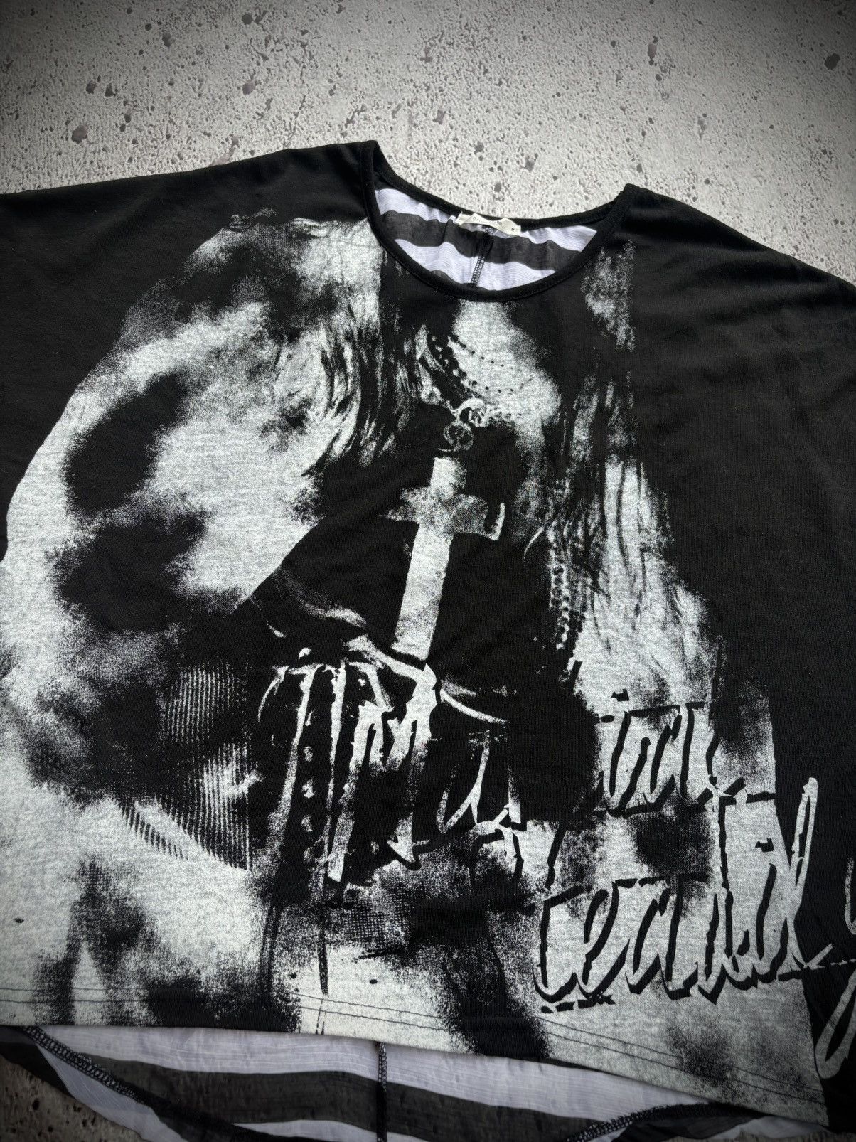 If Six Was Nine Y2k Silver moon lgb punk style over size Tshirt Size ONE SIZE - 3 Thumbnail