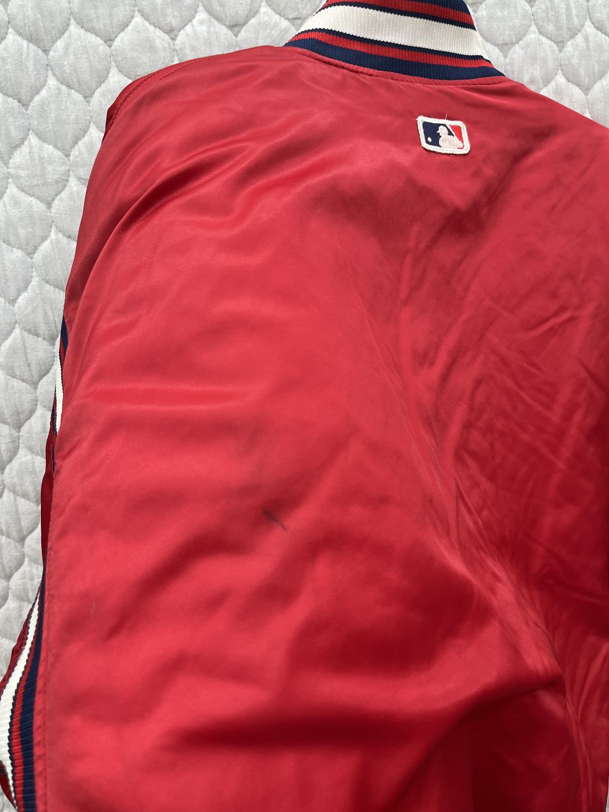 Starter 🔥🔥🔥MLB STARTER CLEVELAND INDIANS VARSITY JACKET Size US L / EU 52-54 / 3 - 21 Thumbnail
