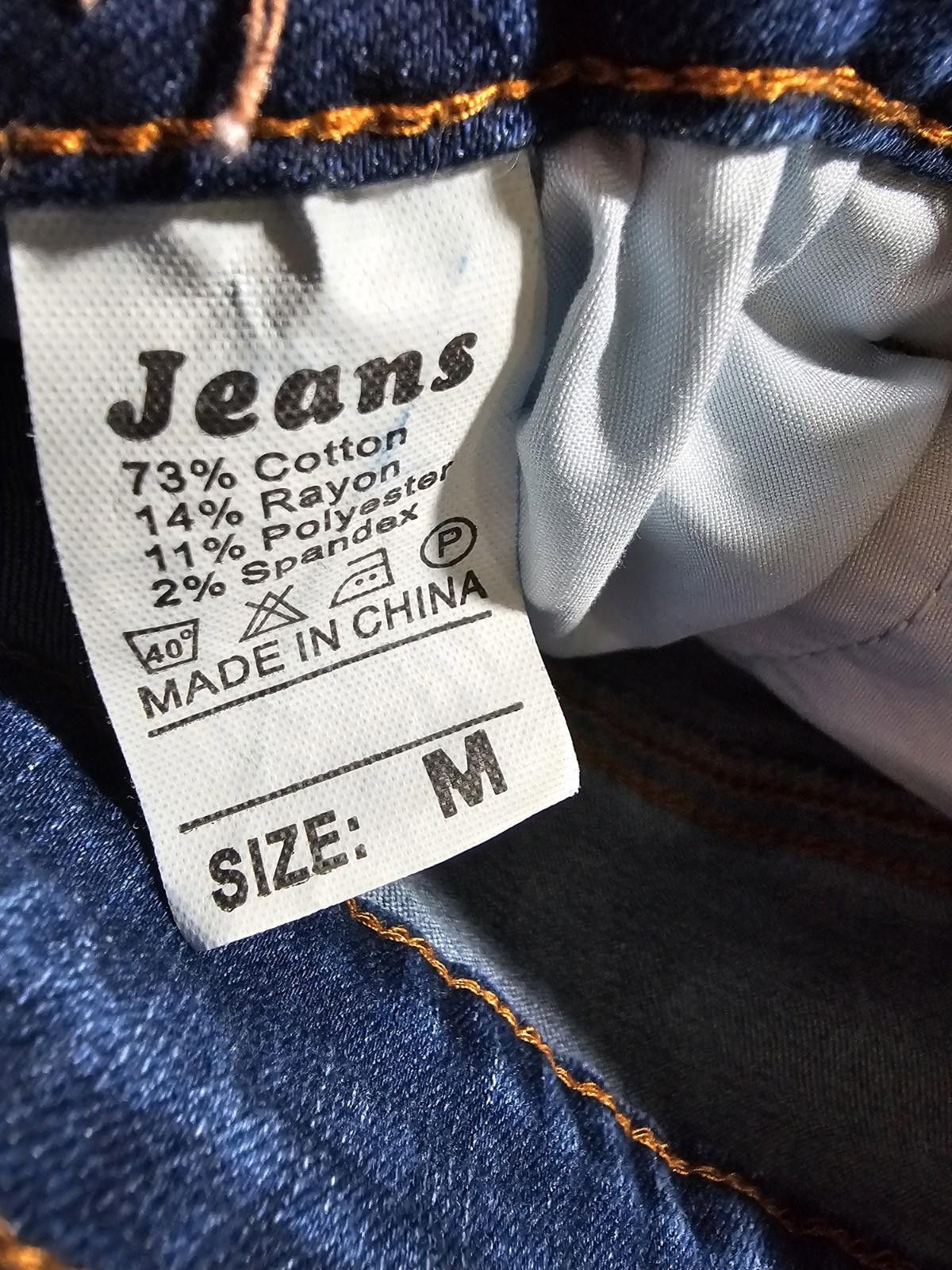 Designer Surprise Surprise Destroyed Jeans Button Fly M APPROX 28x27 Size 32" / US 10 / IT 46 - 3 Thumbnail