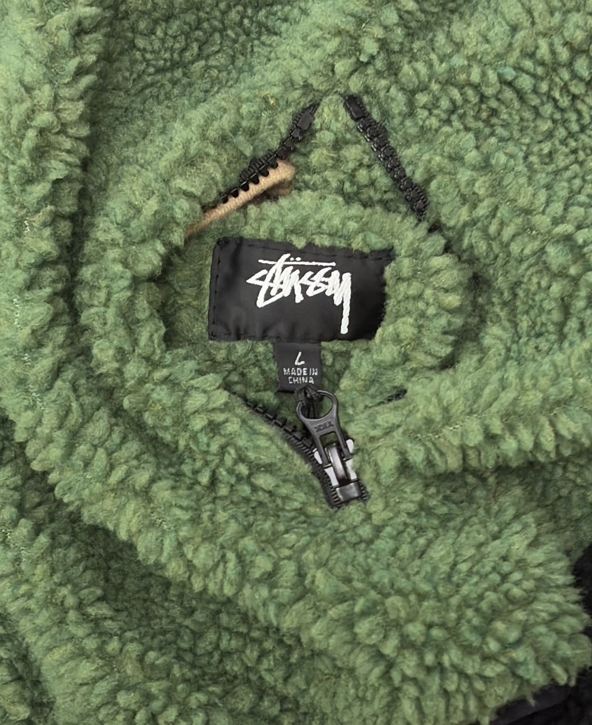 Stussy Stussy 8 Ball Sherpa Reversible Jacket Size US L / EU 52-54 / 3 - 7 Thumbnail