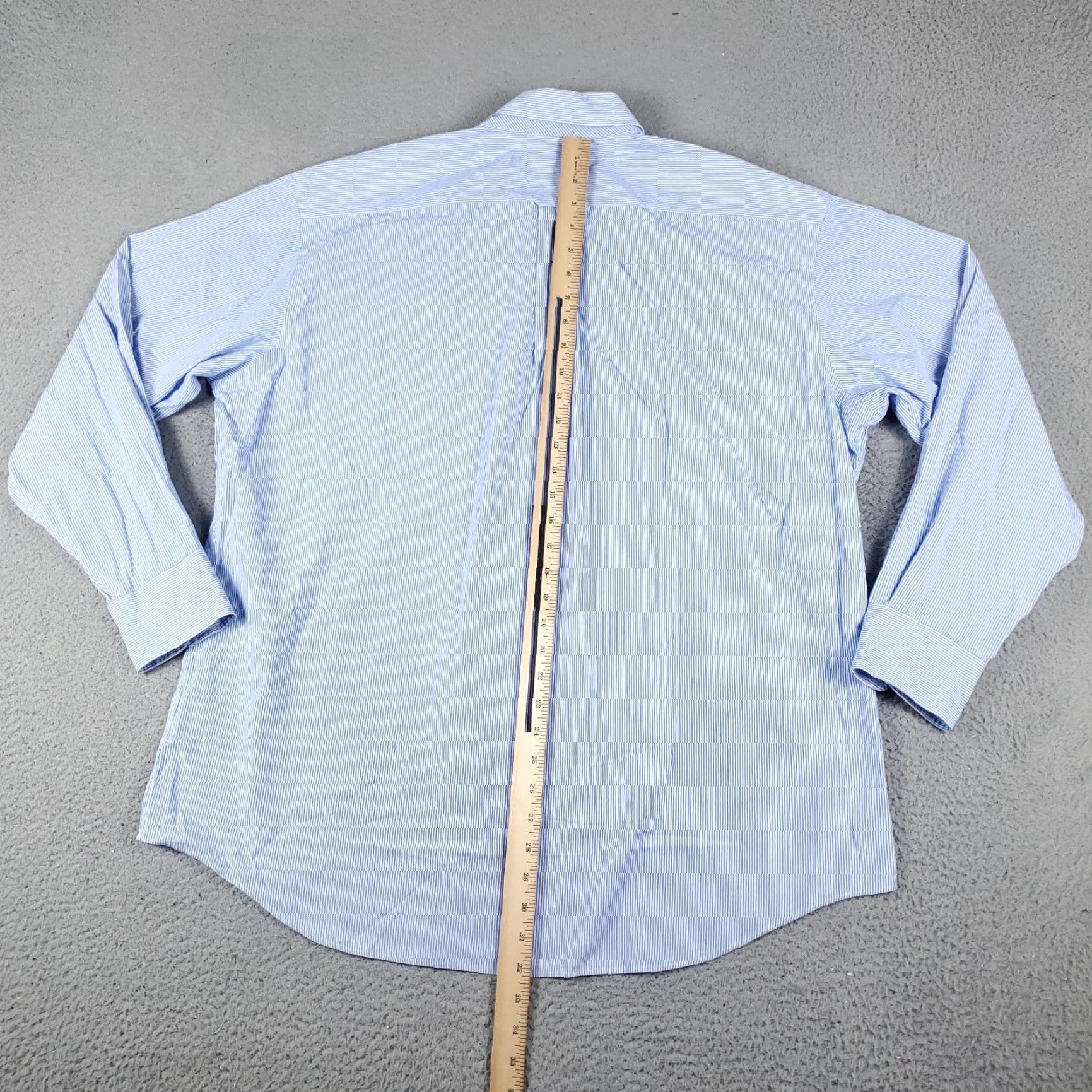 Tommy Hilfiger Tommy Hilfiger Shirt Mens XL Blue Striped Button-Up Long Sleeve Casual Classic Modern Preppy Size US XL / EU 56 / 4 - 5 Thumbnail