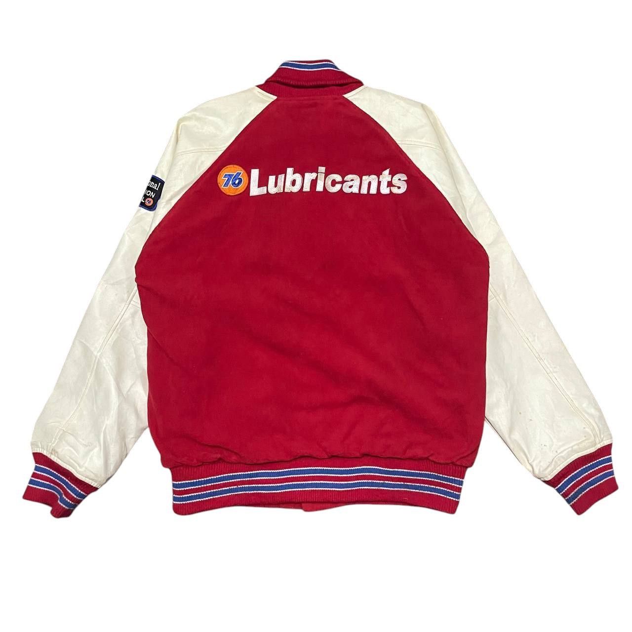 Japanese Brand Vintage 76 Lubricant Unimix Motor Oil Racing Jacket Size US L / EU 52-54 / 3 - 12 Thumbnail