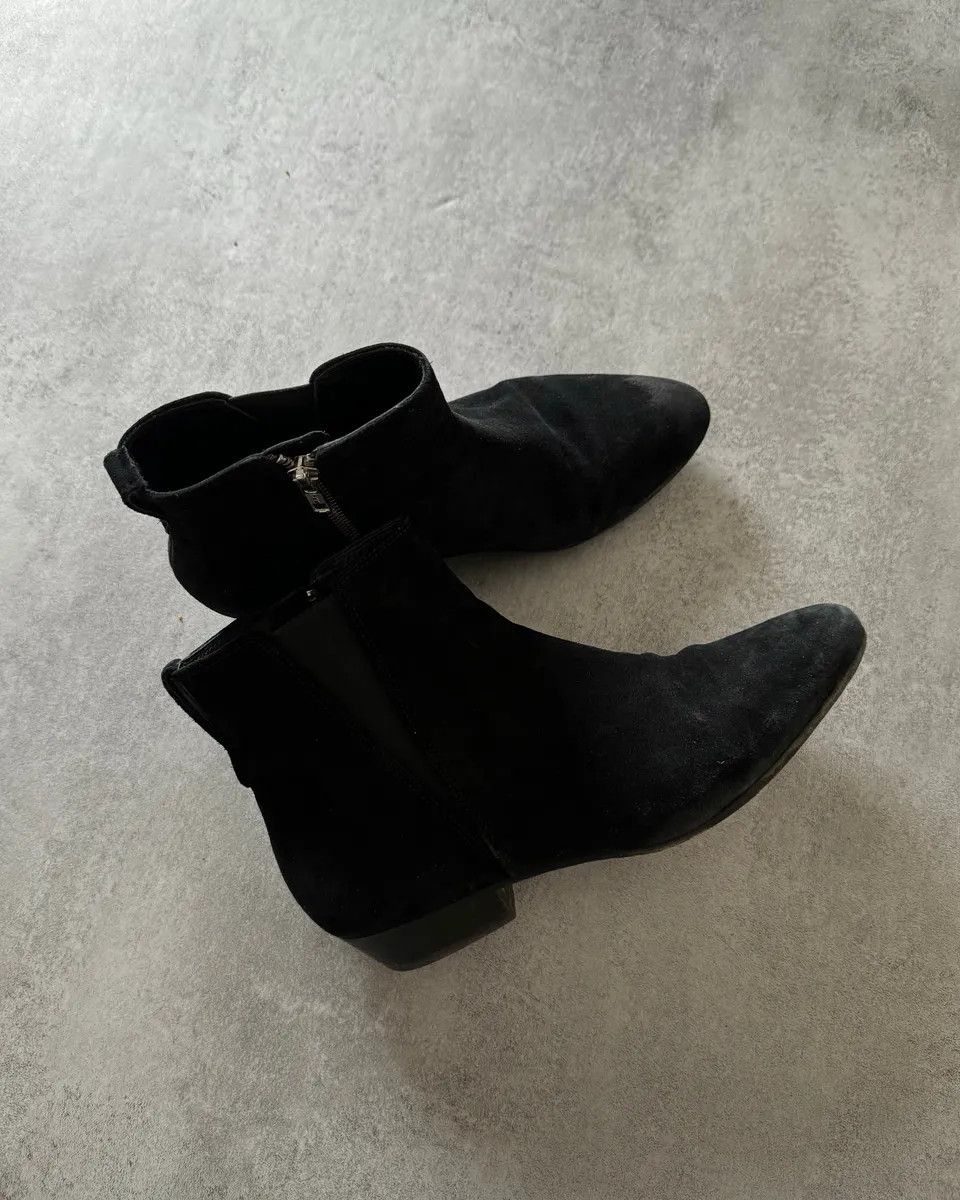 Isabel Marant × Vintage Isabel Marant Etoile Black Suede Boots Size US 7 / IT 37 - 2 Thumbnail