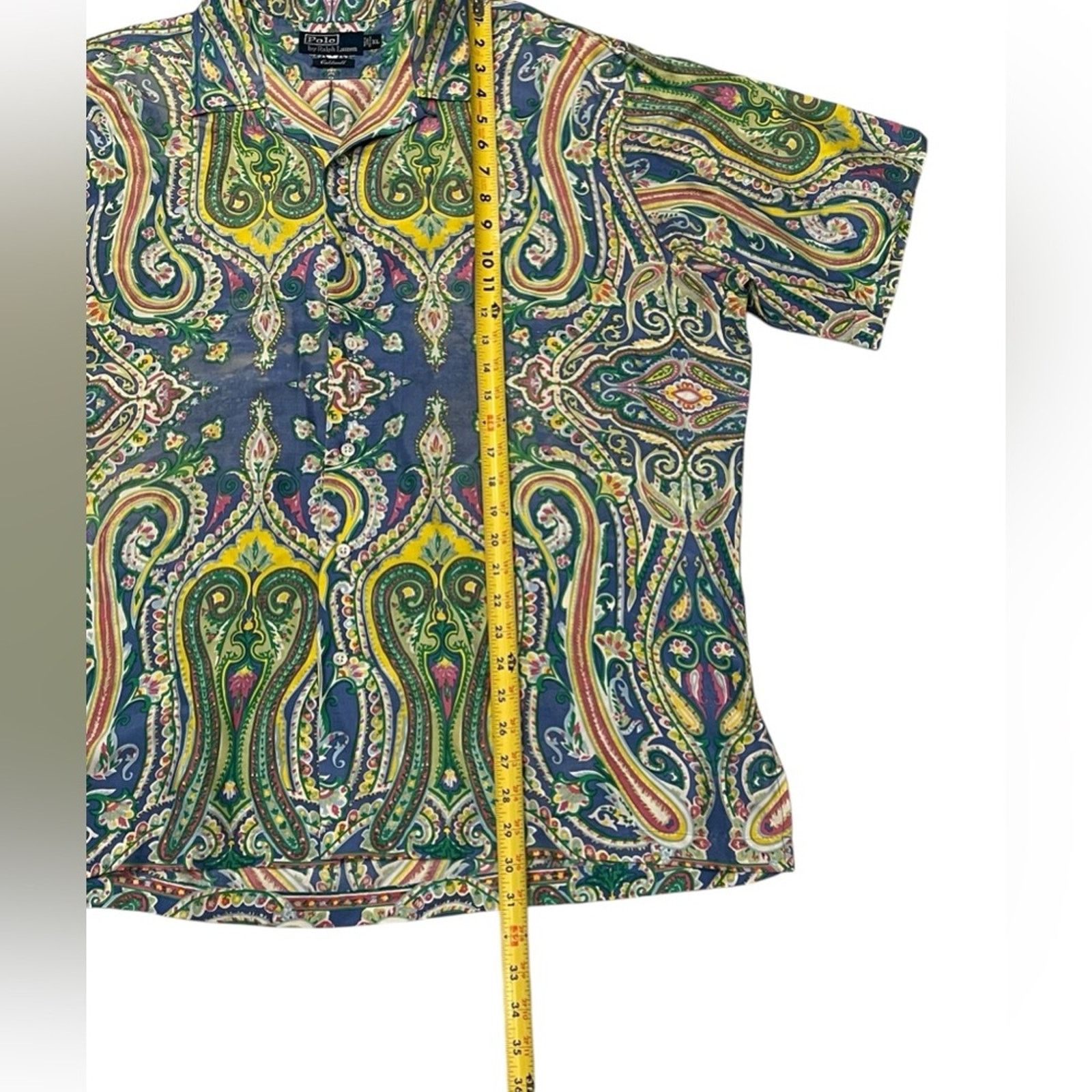 Ralph Lauren Polo Ralph Lauren Luxurious Paisley Pattern Caldwell Silk XL Size US XL / EU 56 / 4 - 5 Thumbnail