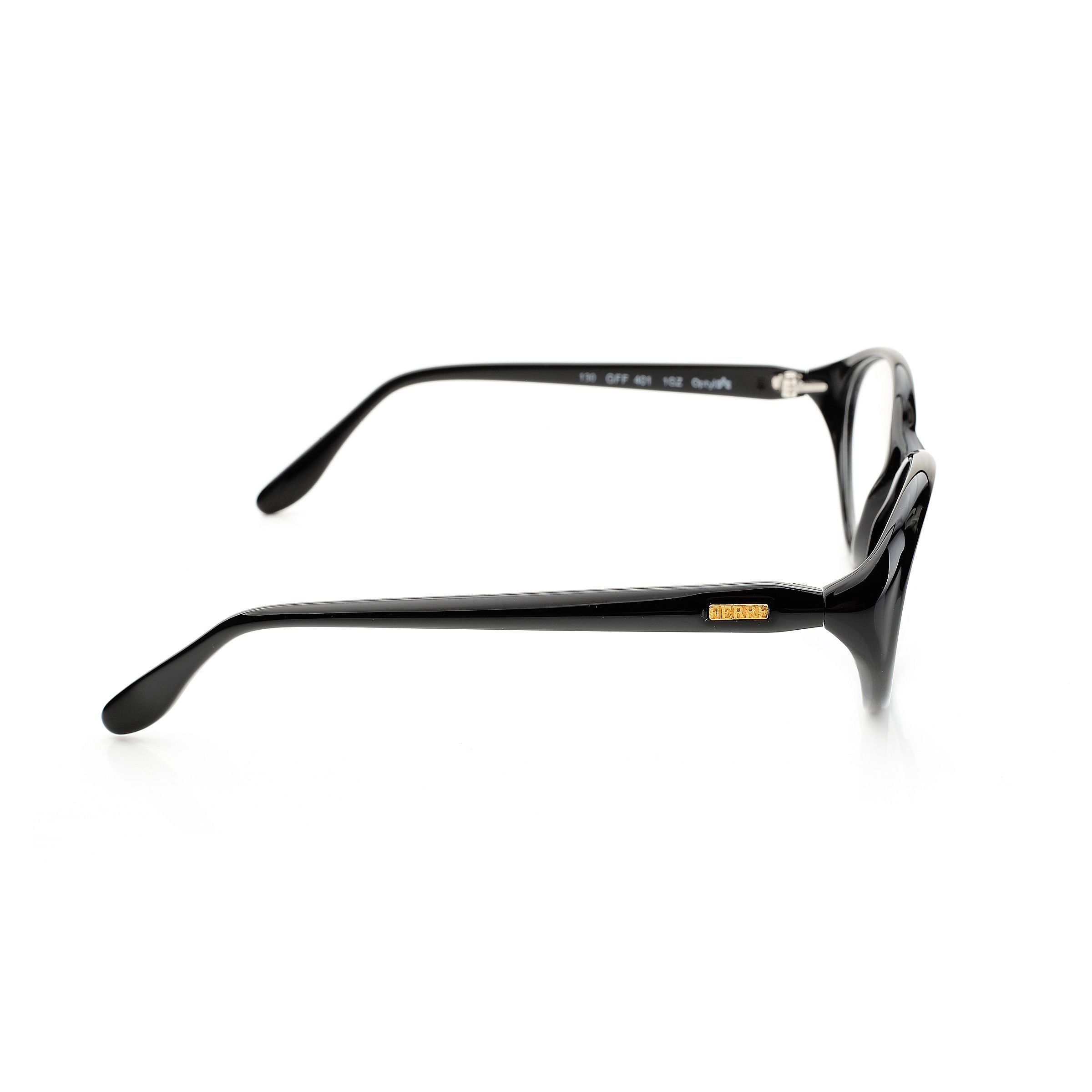 Gianfranco Ferre Gianfranco Ferre '90s Black & Gold Oval Glasses Size ONE SIZE - 3 Thumbnail