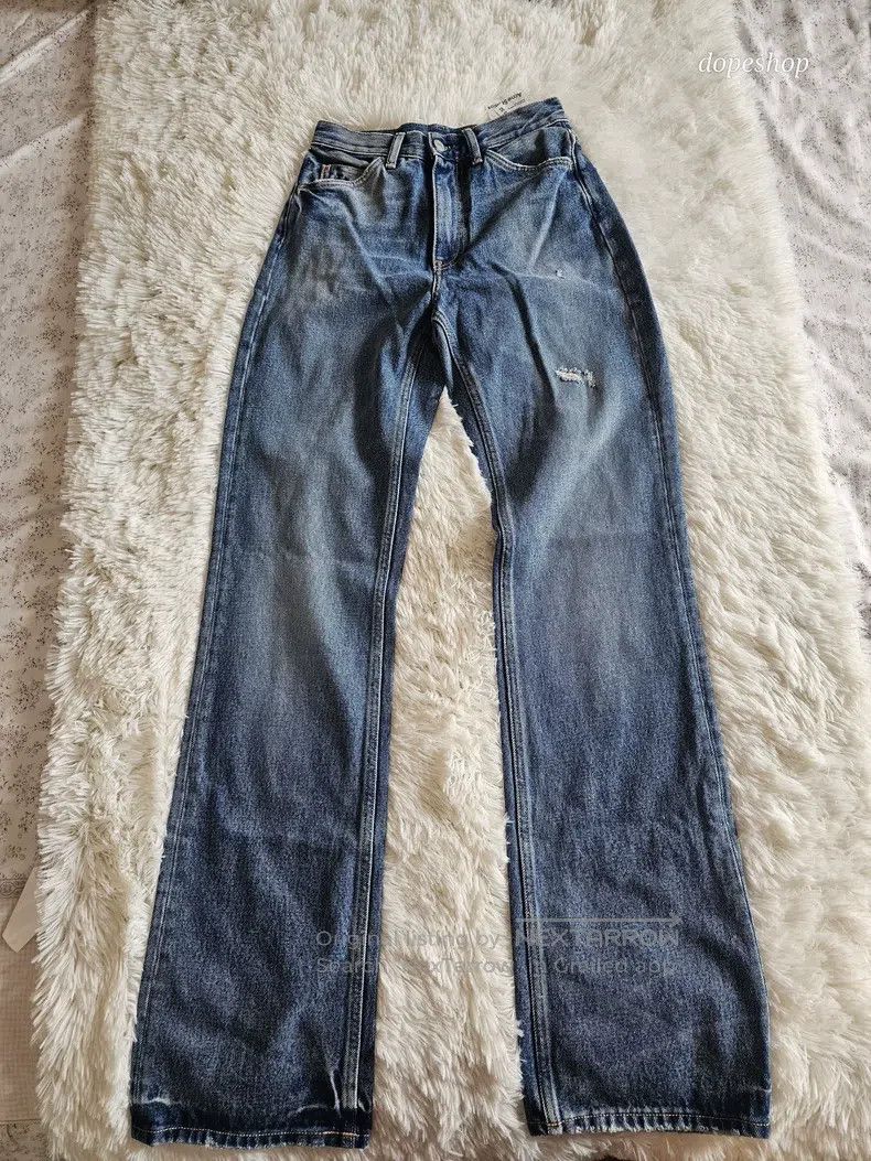 Acne Studios Acne Studios 1977 Mid-Rise Slightly Flared Wide-Leg Jeans Size 25" / US 0 / IT 36 - 1 Thumbnail