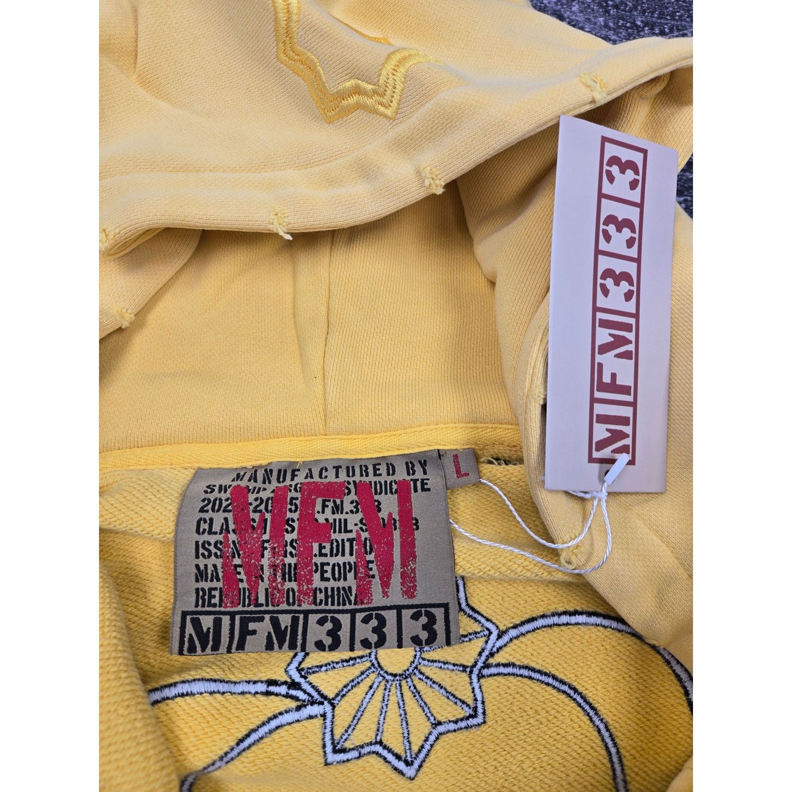 murd333r.fm Murd333r.fm Special Ops Yellow Zip Up Size Large DSWT Size US L / EU 52-54 / 3 - 7 Thumbnail