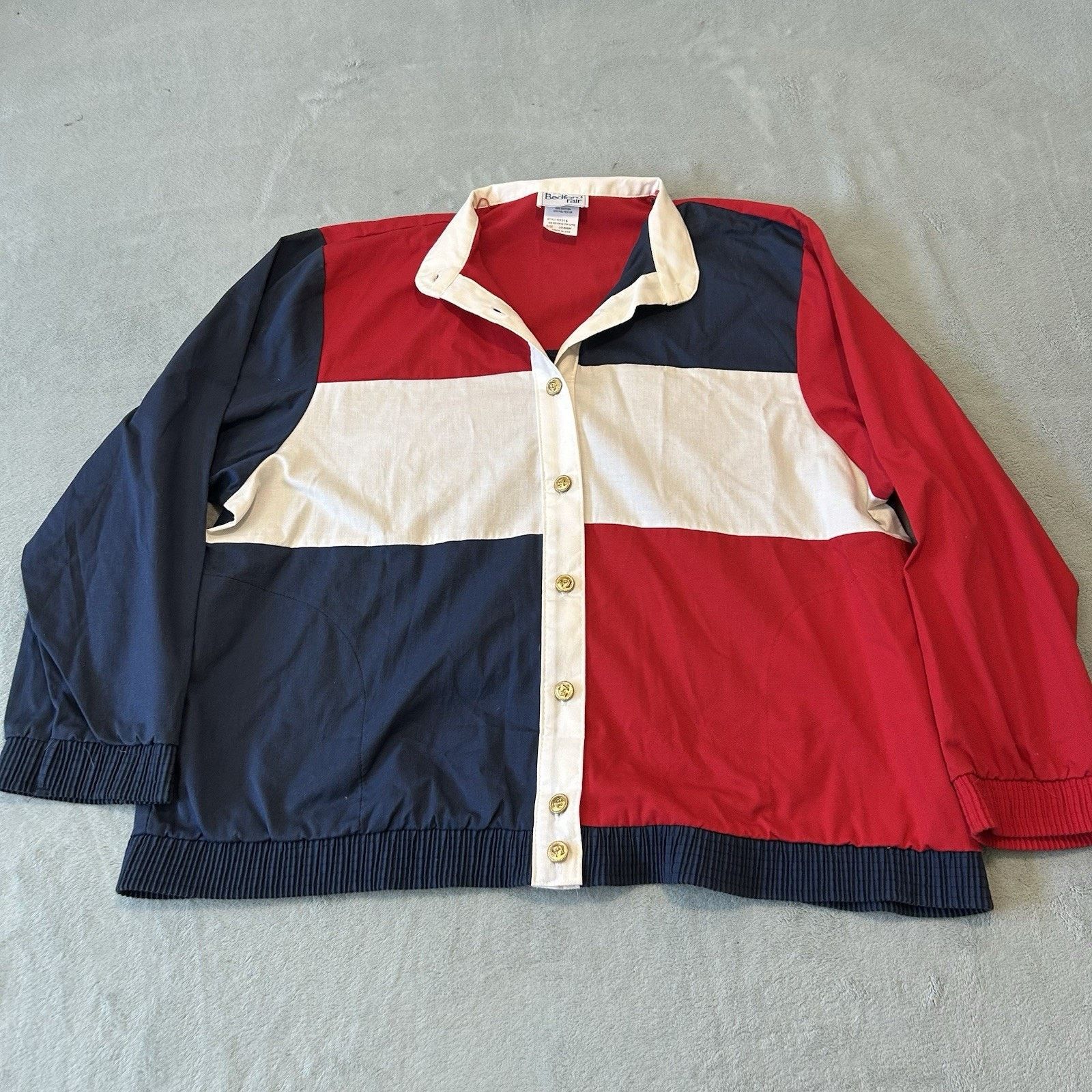 Polo Ralph Lauren USA Colorblock Patchwork Rugby Button Long Sleeve Medium Size US M / EU 48-50 / 2 - 1 Thumbnail
