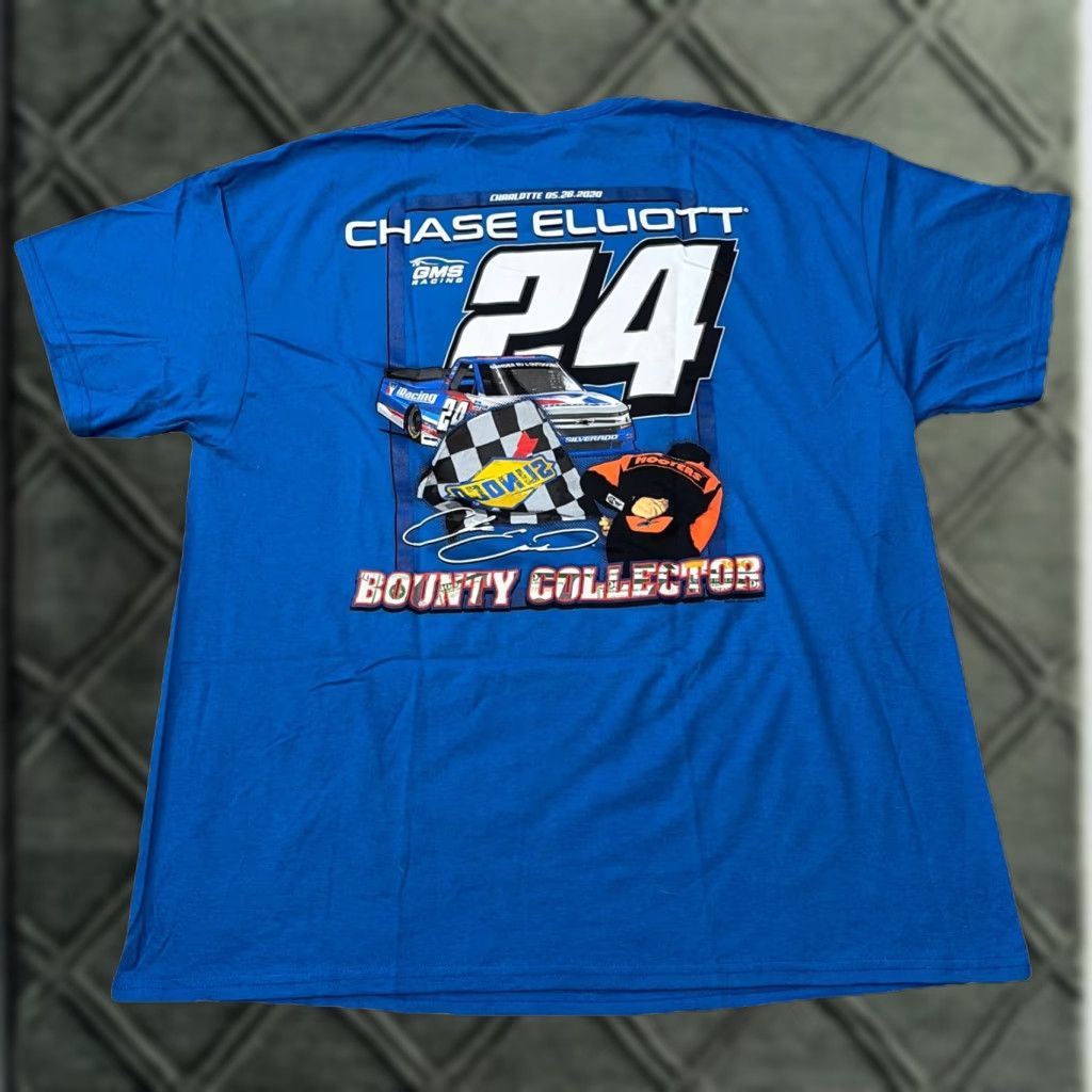 NASCAR Chase Elliott Bounty Collector NASCAR Racing 2020 T-Shirt Blue 2XL Mens NWT Size US XXL / EU 58 / 5 - 1 Thumbnail