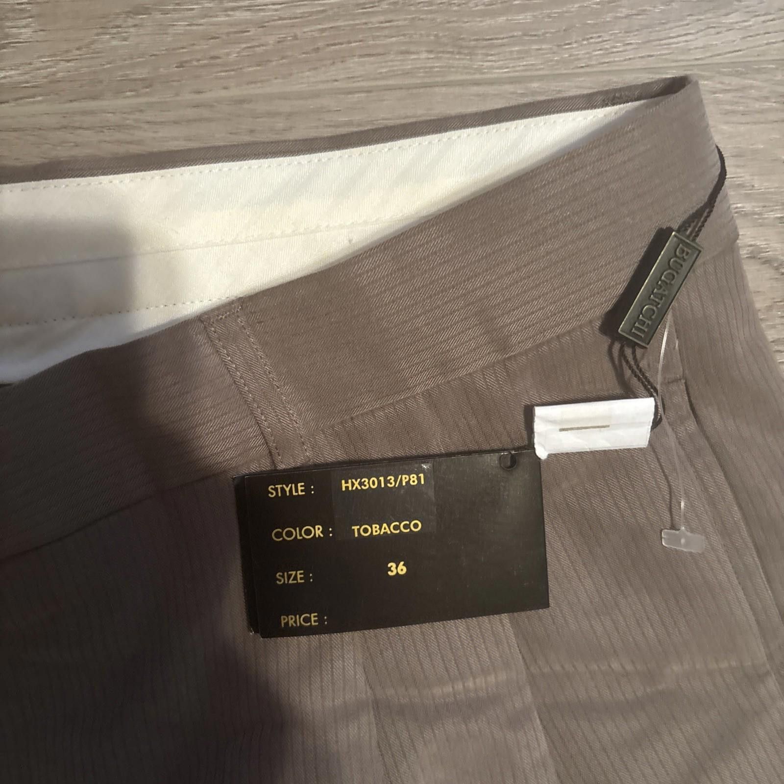 BUGATCHI Bugatchi Mens Chino Stretch Dress Pants Travelers Size 36 Size US 36 / EU 52 - 4 Thumbnail