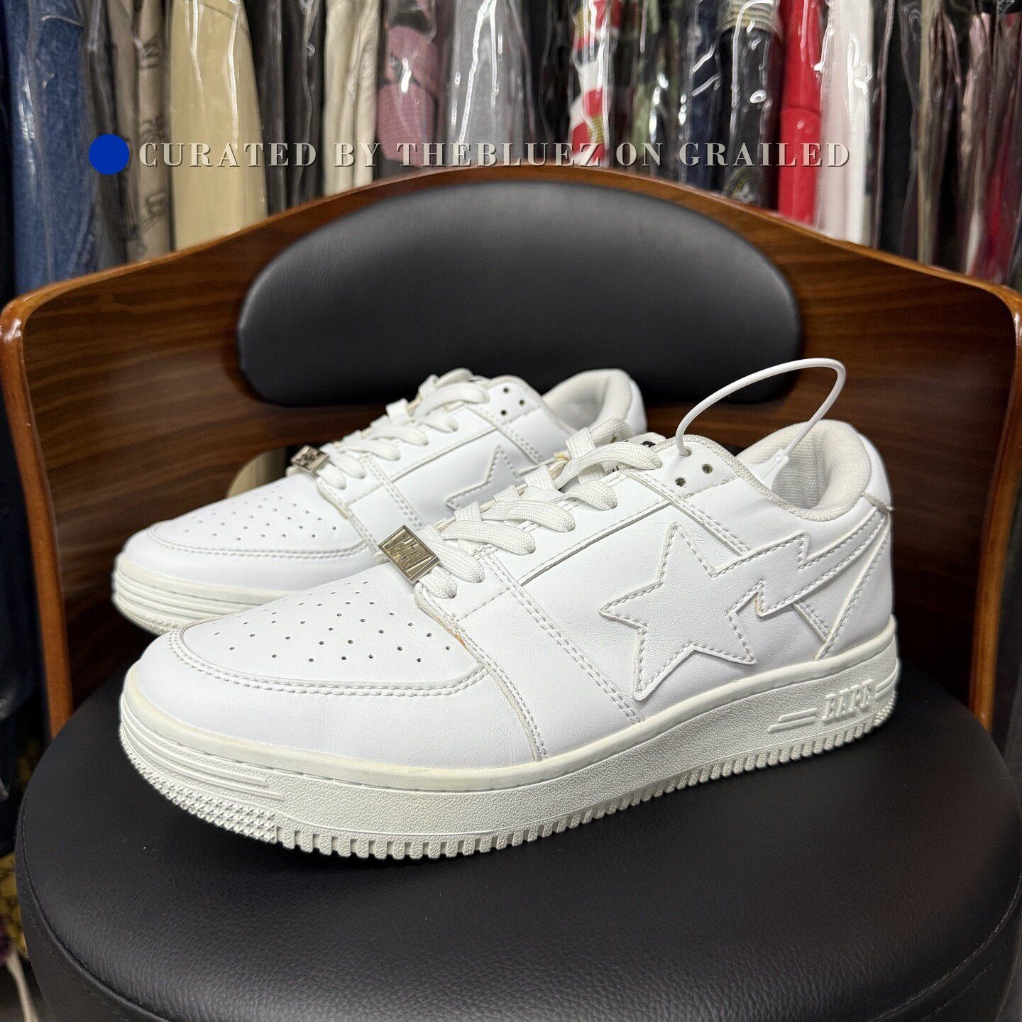 Bape Bape Bapesta White Size US 11 / EU 44 - 1 Thumbnail