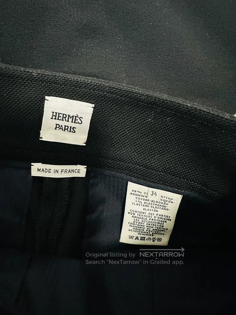 Hermes Hermes Black Pig Nose Chain Shorts Size 42" / US 20 - 8 Thumbnail
