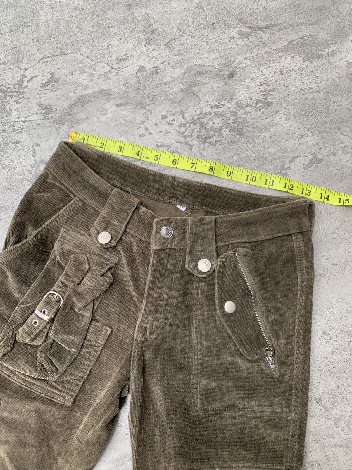 Japanese Brand ICHIOKU velvet corduroy lace-up flared pants Size US 26 / EU 42 - 8 Thumbnail
