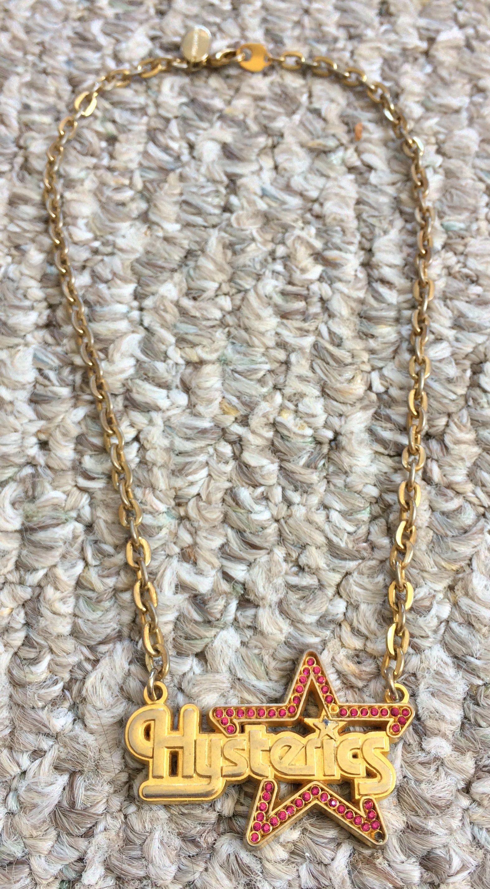 Hysteric Glamour × Swarovski Hysteric Glamour Swarovski Spellout Logo Necklace Size ONE SIZE - 2 Thumbnail
