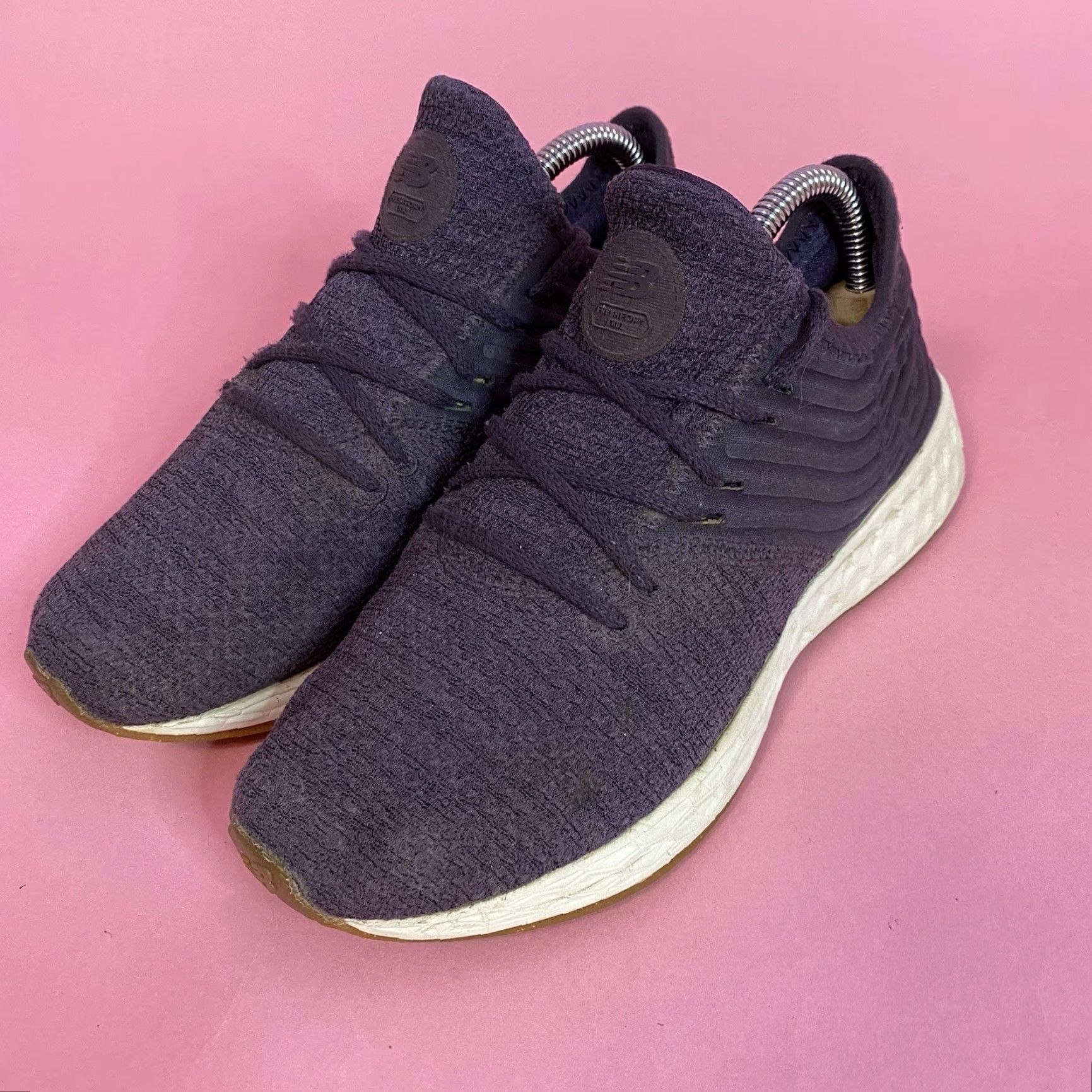 New Balance New Balance Fresh Foam Cruz Decon Womens Sneakers Size 7 Purple Knit Running Walking Jogging Athletic Shoes Size US 7 / IT 37 - 2 Thumbnail