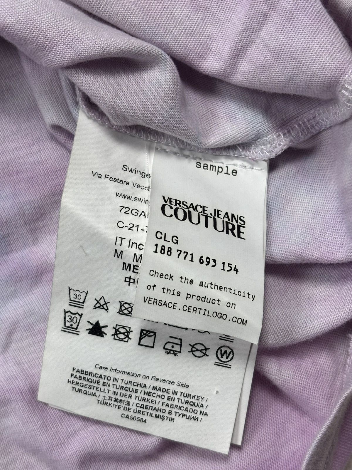 Versace Jeans Couture Versace Jeans Couture Sun Print Luxury T-Shirt Rare Vintage Size US M / EU 48-50 / 2 - 7 Thumbnail