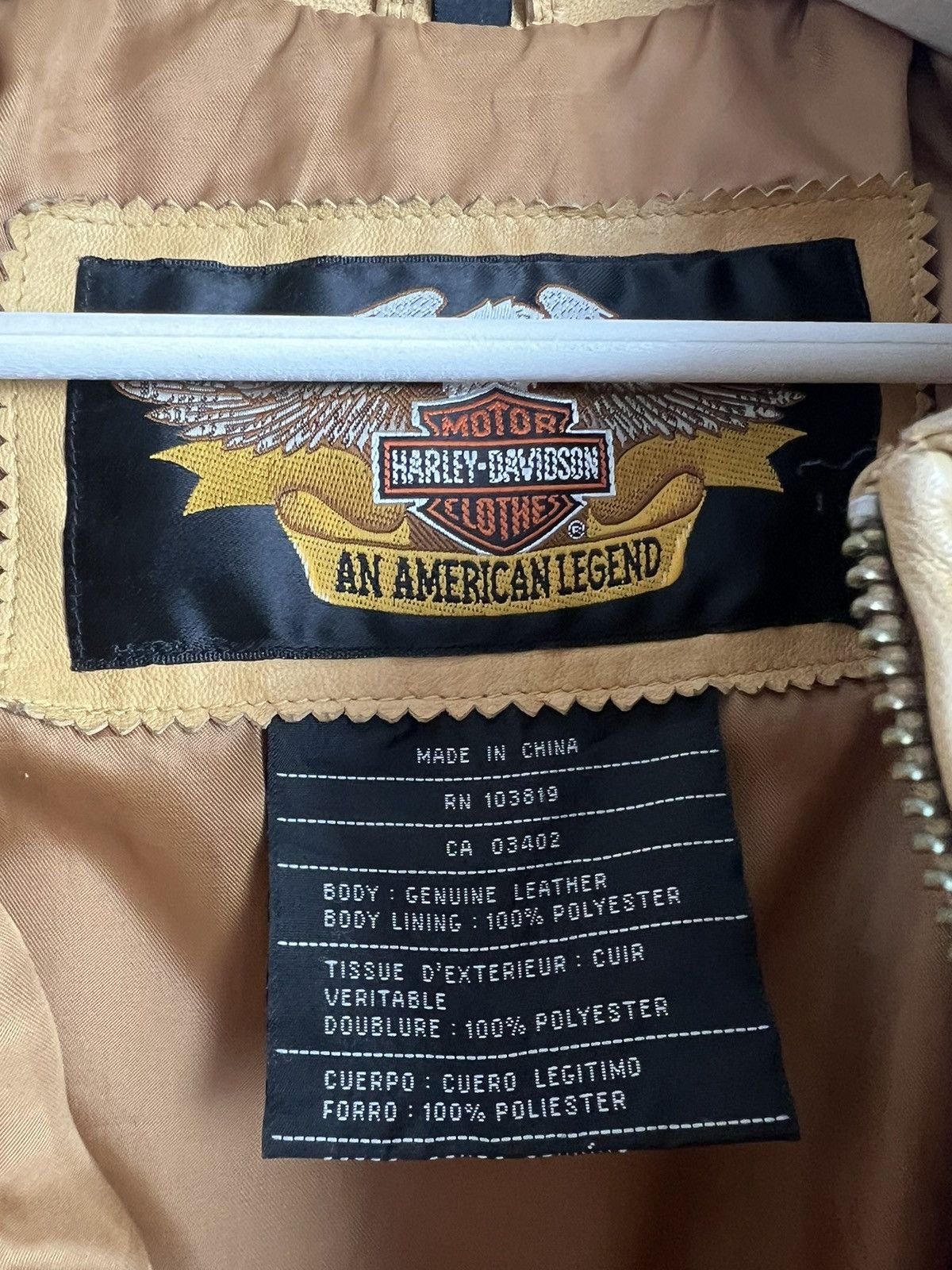 Harley Davidson × Vintage × West Coast Choppers Vintage 90s Harley Davidson big logo leather bomber jacket Size US XL / EU 56 / 4 - 3 Thumbnail
