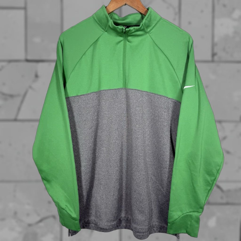 Nike Nike Golf Pullover Mens Size L Green Golf Half Zip Size US L / EU 52-54 / 3 - 1 Thumbnail