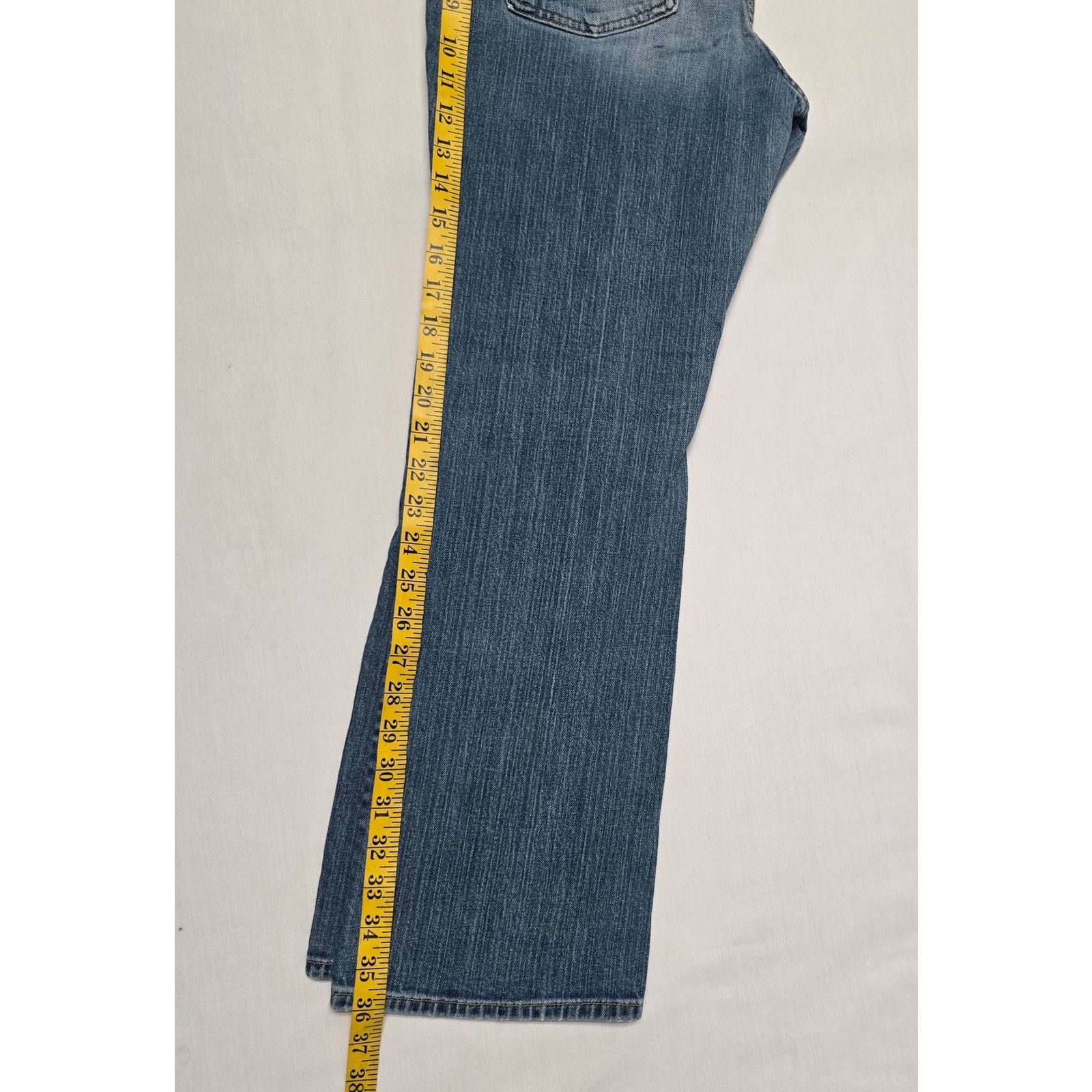 Naked & Famous St. John's Bay Women's Bootcut Jeans 6 Blue Denim Mid Rise Size 28" / US 6 / IT 42 - 16 Thumbnail