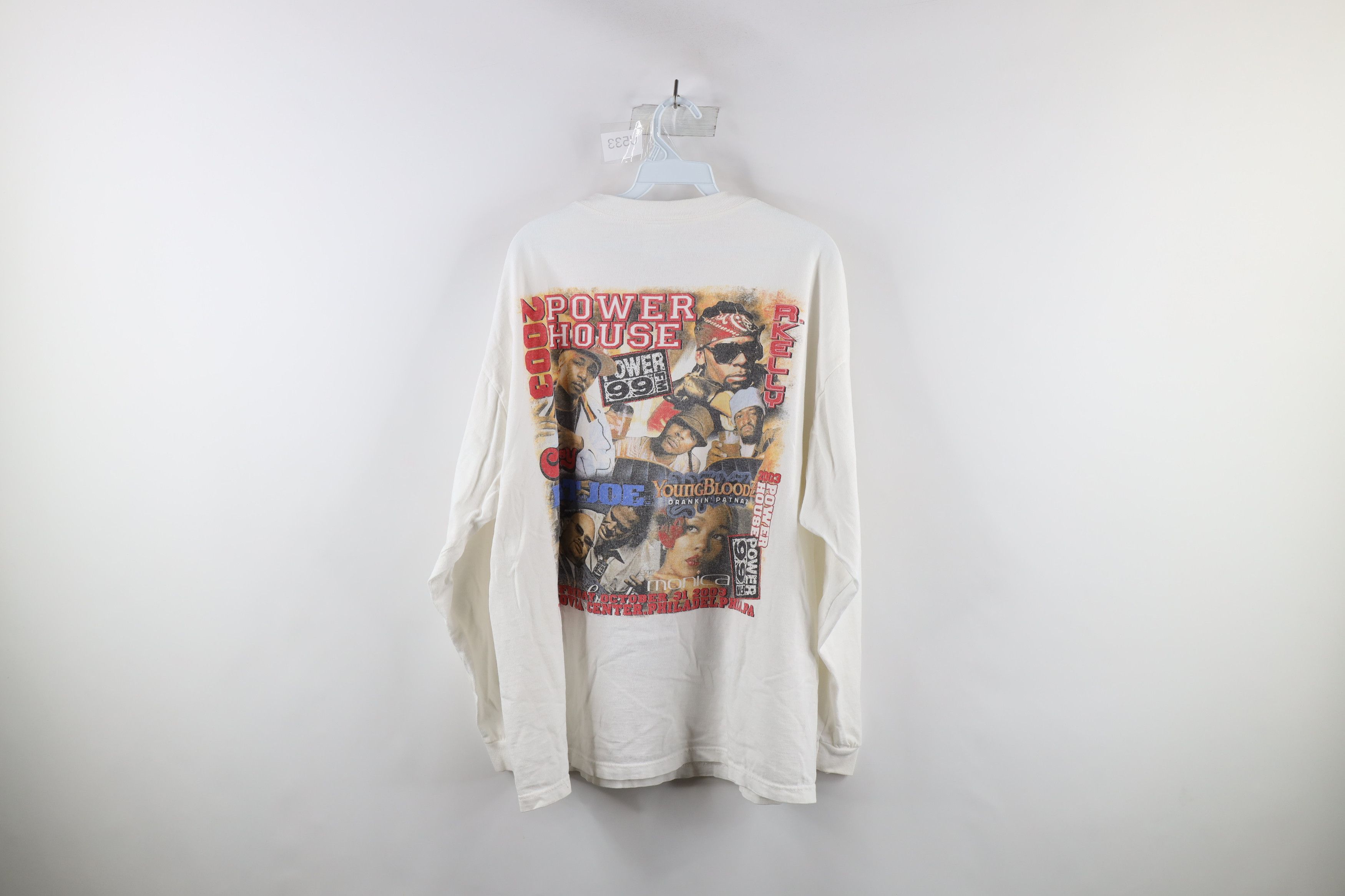Vintage Vintage Y2K 2003 Fat Joe Monica Rap Tee Long Sleeve T-Shirt Size US XL / EU 56 / 4 - 9 Thumbnail