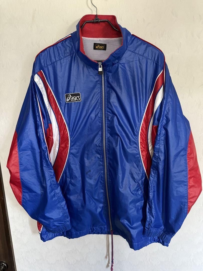 Asics × Japanese Brand × Vintage Nylon zip jacket football gear Asics Size US L / EU 52-54 / 3 - 2 Thumbnail