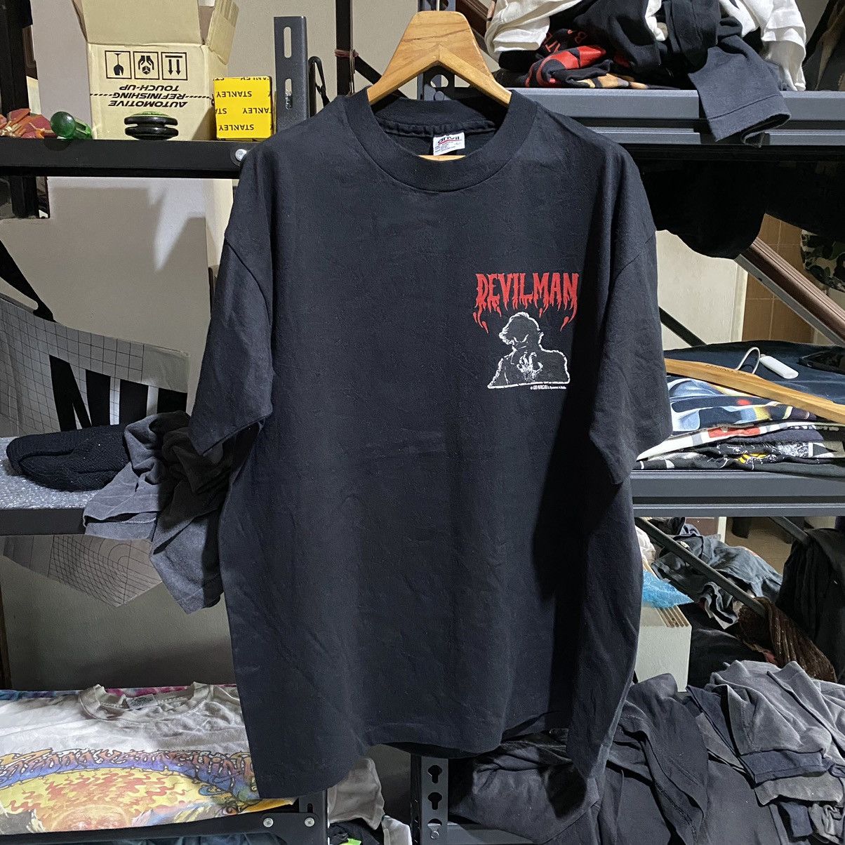Anime VTG 90S DEVILMAN ANIME MANGA TEE Size US L / EU 52-54 / 3 - 7 Thumbnail