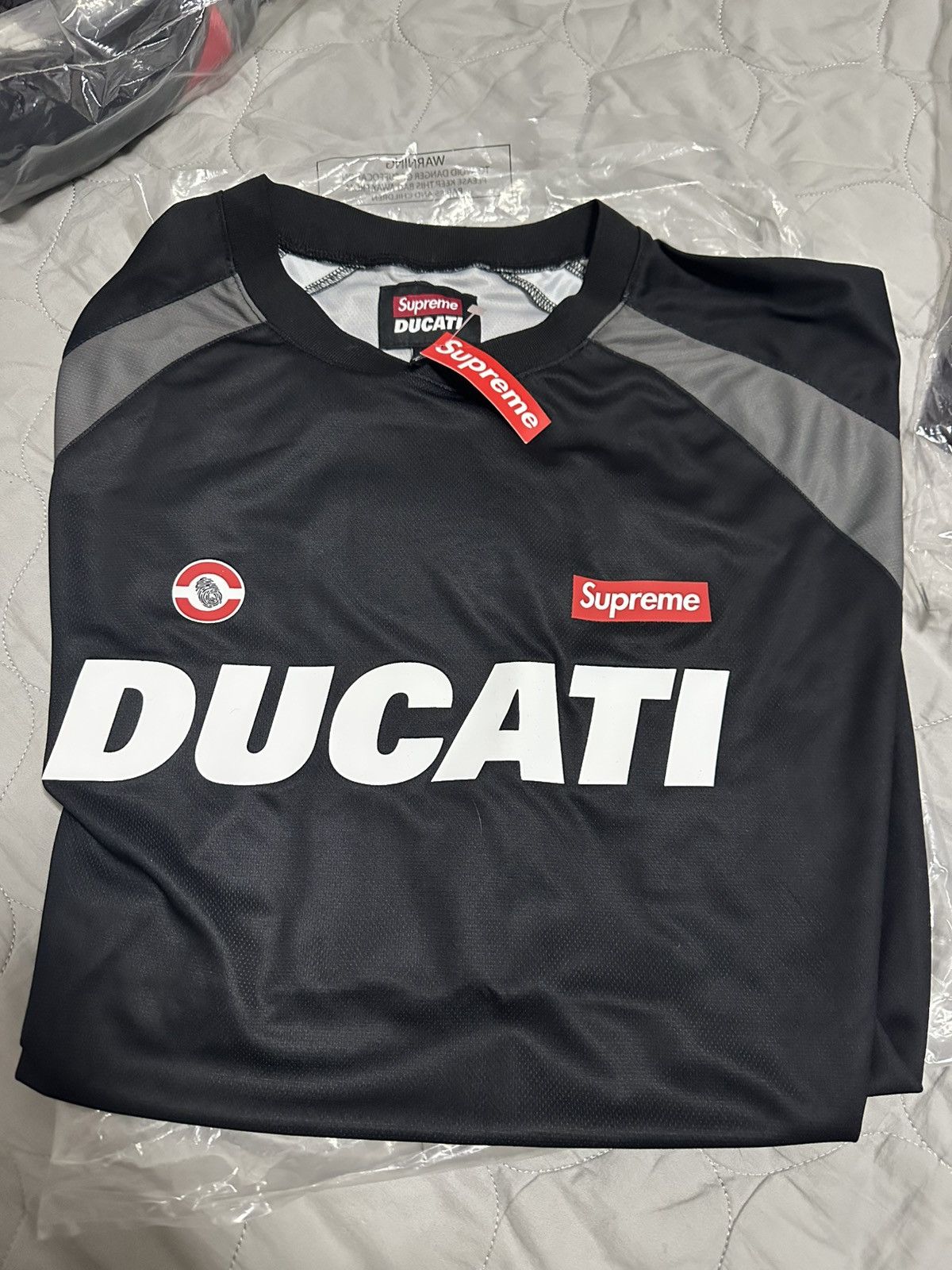 Ducati × Supreme Supreme Ducati Soccer Jersey Black Size US XXL / EU 58 / 5 - 3 Thumbnail