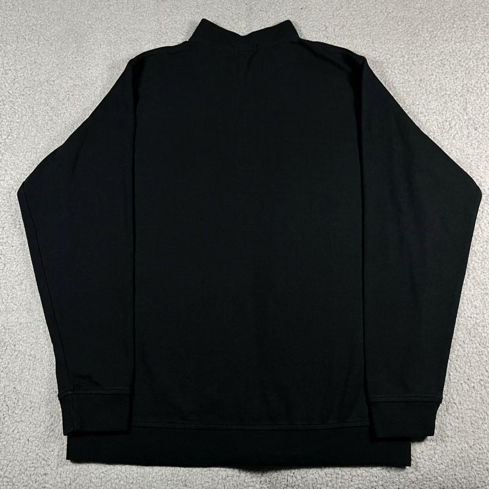 Peter Millar Peter Millar 1/4 Zip Pullover Mens XL Black Cotton Blend Stretch Golf Shirt Size US XL / EU 56 / 4 - 5 Thumbnail