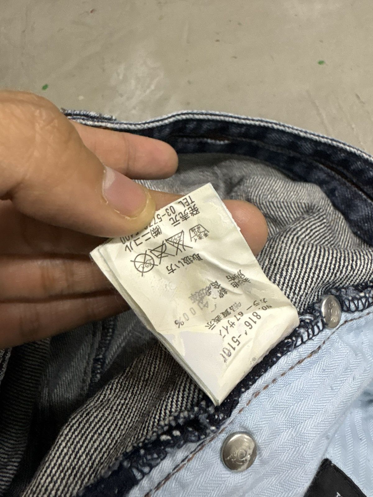 Tornado Mart 🥵Nicole club for men // Distressed Indigo Flared Denim Size US 31 - 25 Thumbnail
