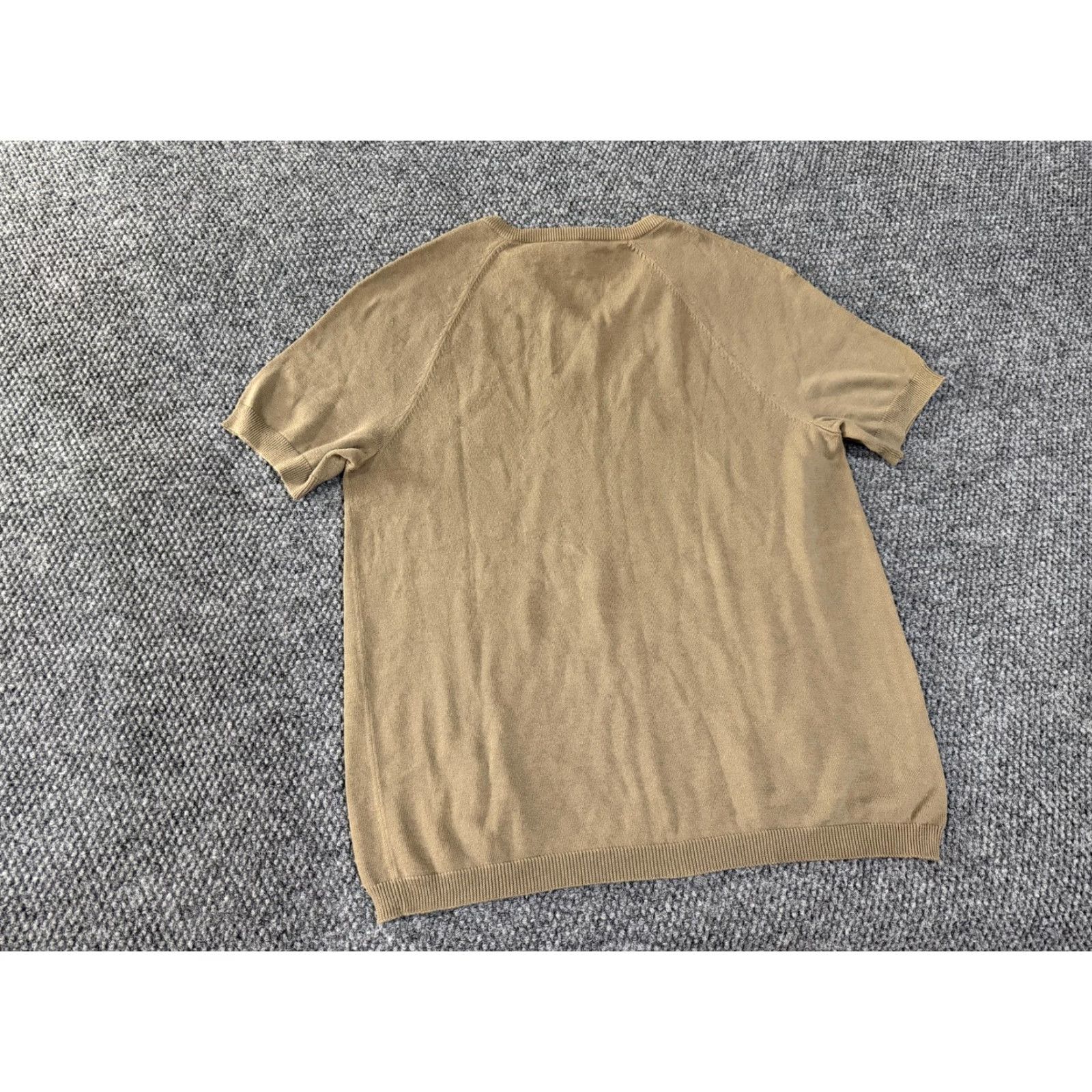 Armani Exchange Armani Exchange Sweater Mens XL Brown V-Neck Short Sleeve Cotton Knit A|X Logo Size US XL / EU 56 / 4 - 5 Thumbnail