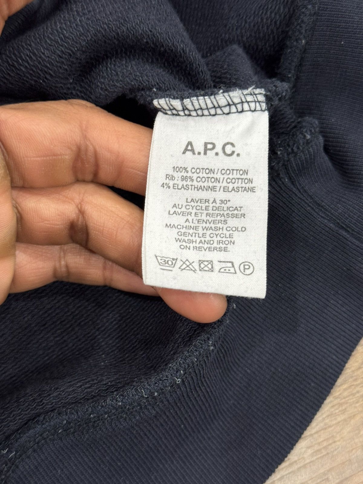 A.P.C. A.P.C. embroidered-logo sweatshirt Size US S / EU 44-46 / 1 - 7 Thumbnail