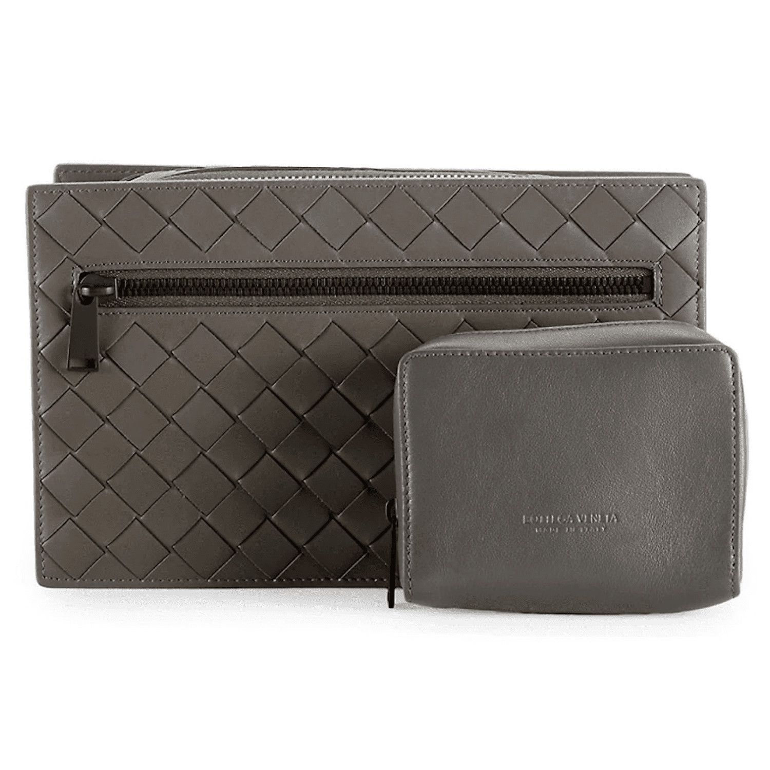 Bottega Veneta o1n1vont1124 Size: OS / Interccio/15 VN Travel Case in Grey Size ONE SIZE - 3 Thumbnail