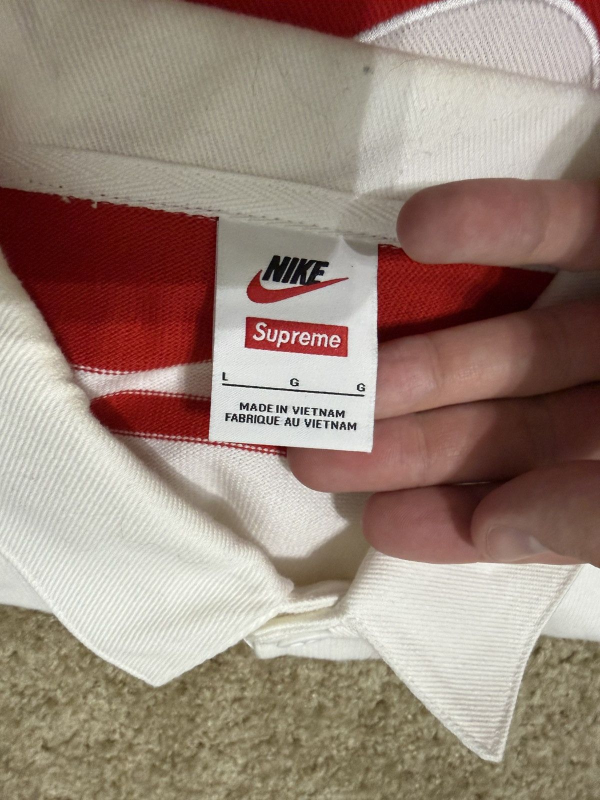 Supreme Supreme nike rugby polo Size US L / EU 52-54 / 3 - 7 Thumbnail