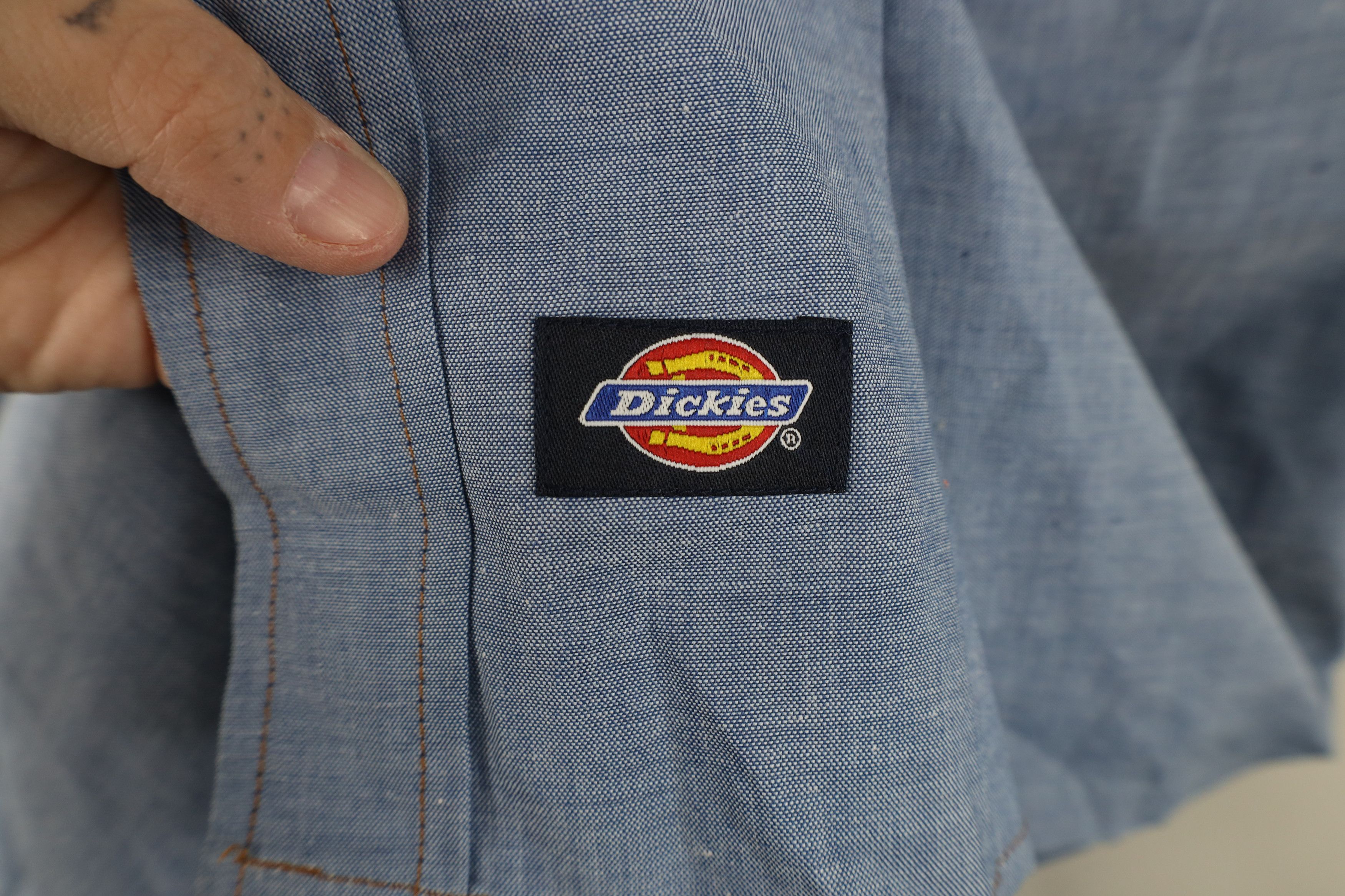 Dickies Deadstock Vintage 90s Dickies Western Button Shirt Blue Size US L / EU 52-54 / 3 - 8 Thumbnail