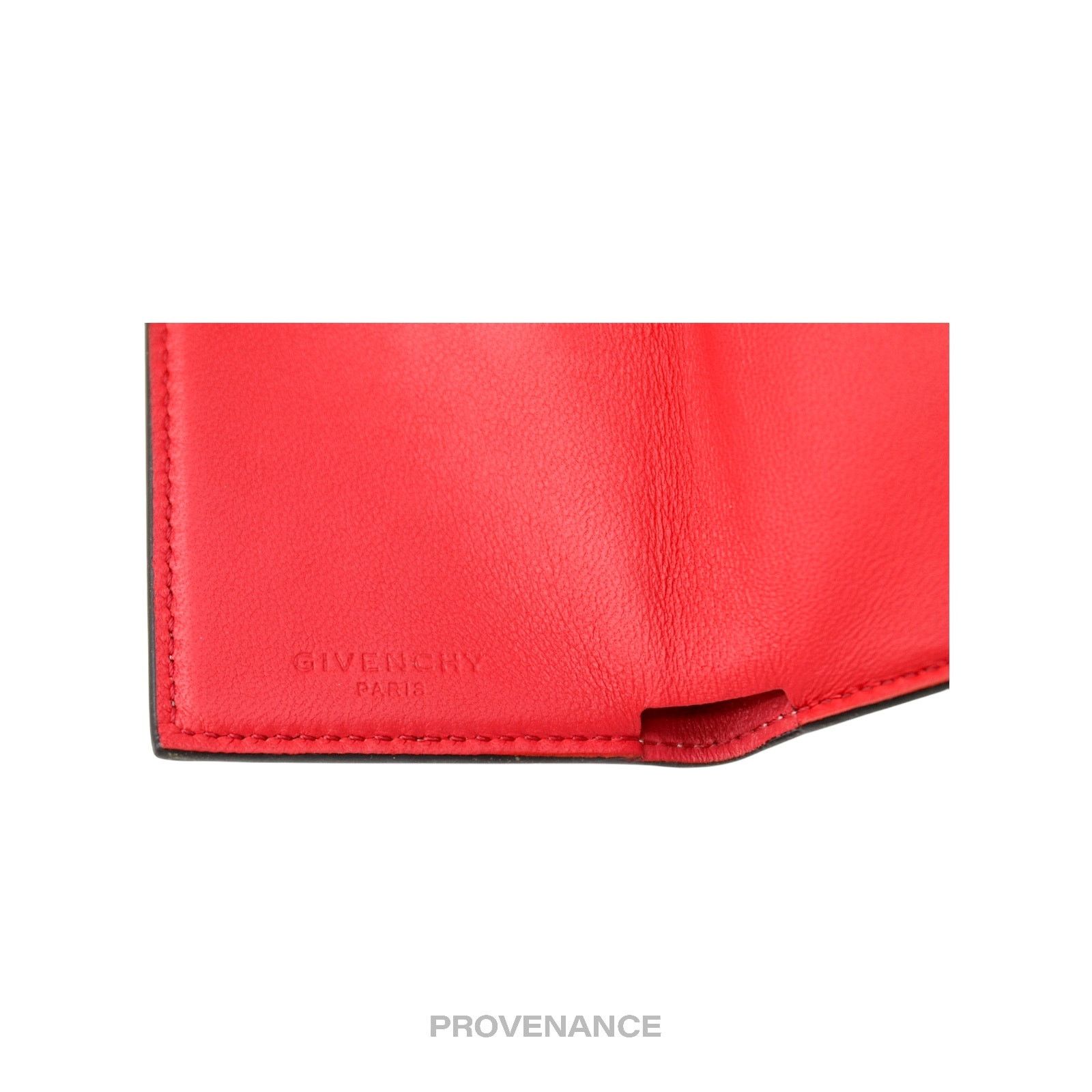 Givenchy 🔴 Givenchy Trifold Wallet - Two Tone Pink Red Leather Size ONE SIZE - 7 Thumbnail